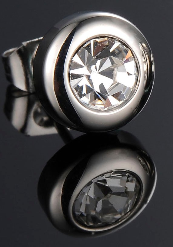 Firetti Single-Ohrstecker »Schmuck Geschenk Ohrschmuck einzeln Glamour« mit Zirkonia (synth.)