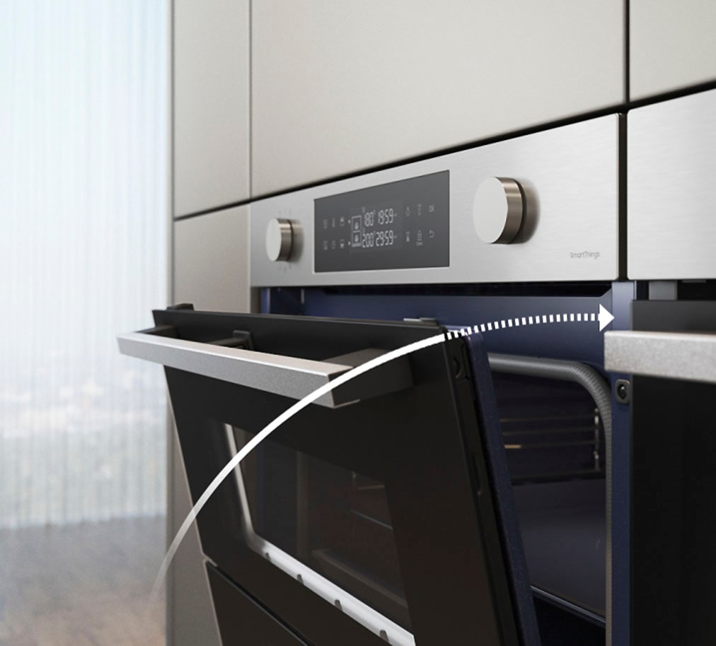 Samsung Einbaubackofen  »NV7B4550VAS/U1«, Pyrolyse-Selbstreinigung, Dual Cook Flex