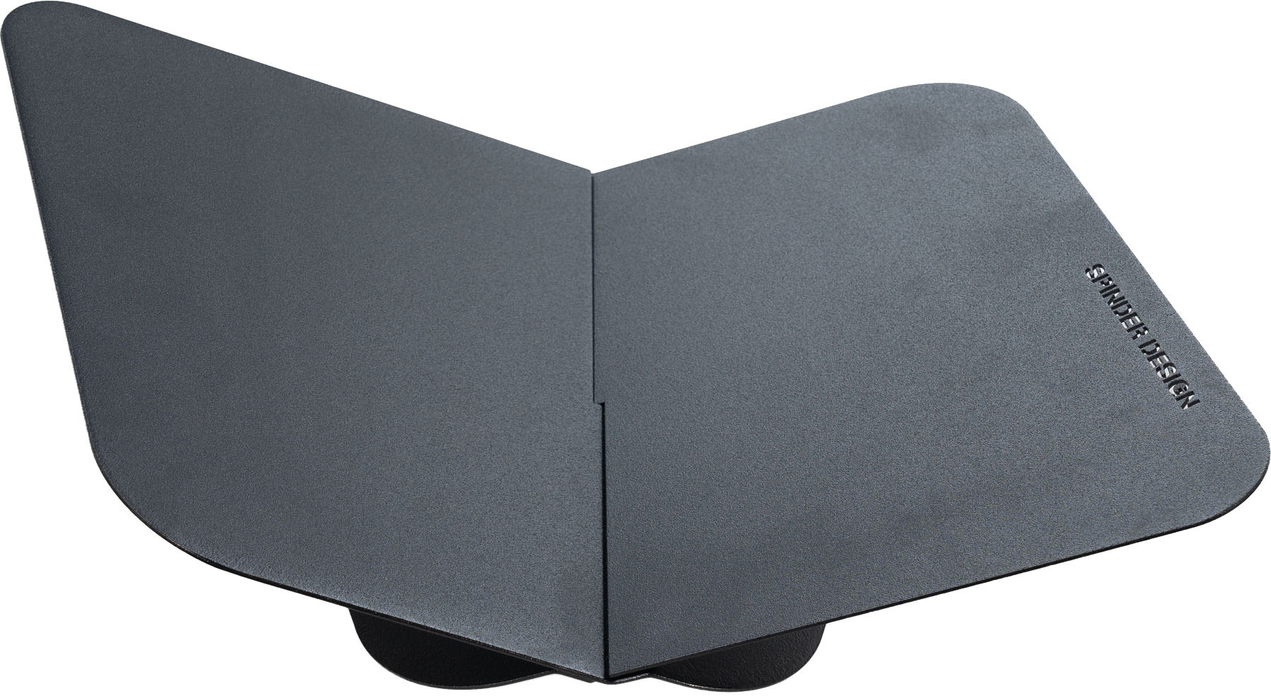 Spinder Design Buchstütze »ATALANTA«, (2 St.), Moderner Buchständer aus pulverbeschichtetem Stahl