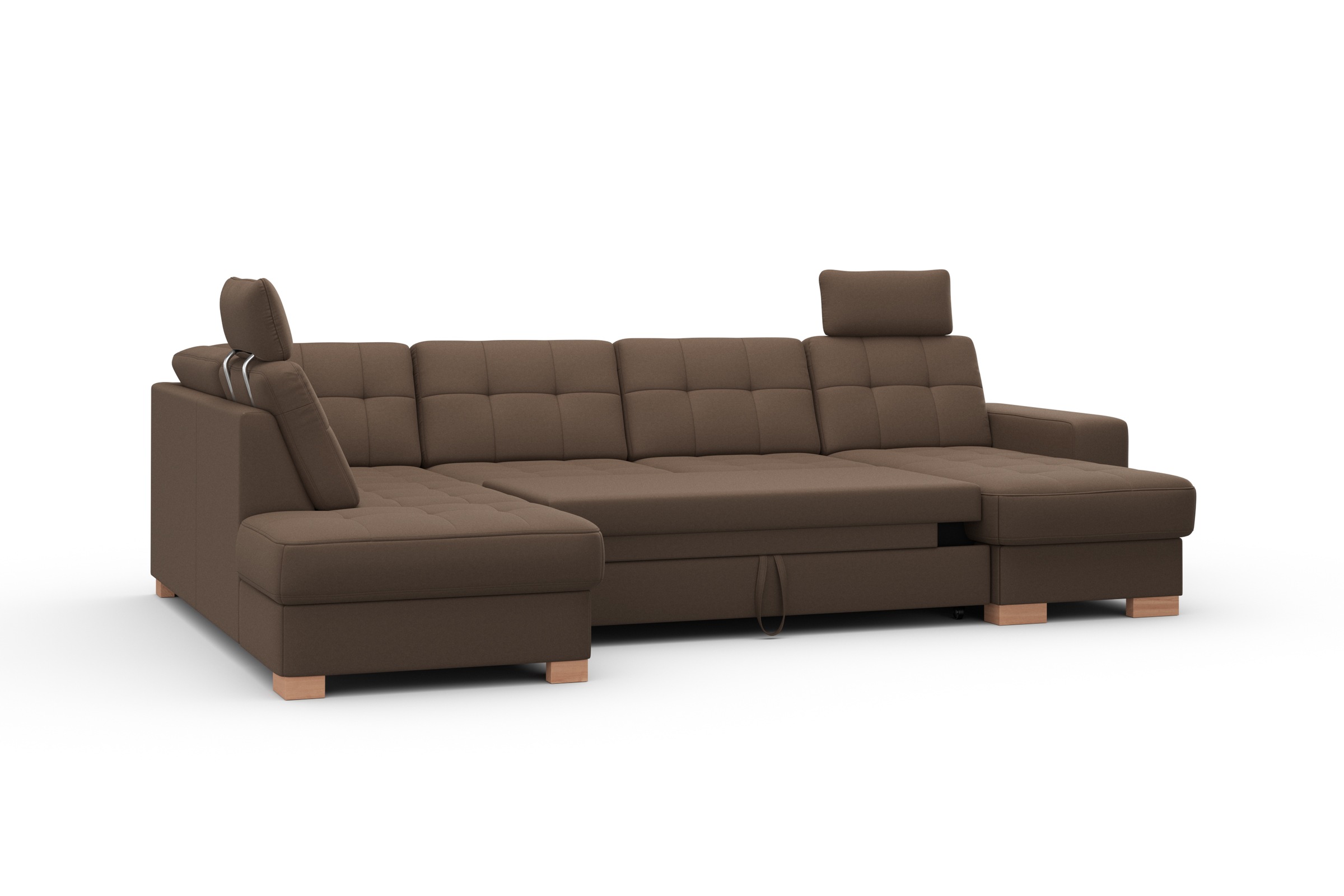 sit&more Wohnlandschaft »Quincy U-Form«, wahlweise mit Bettfunktion und Bettkasten