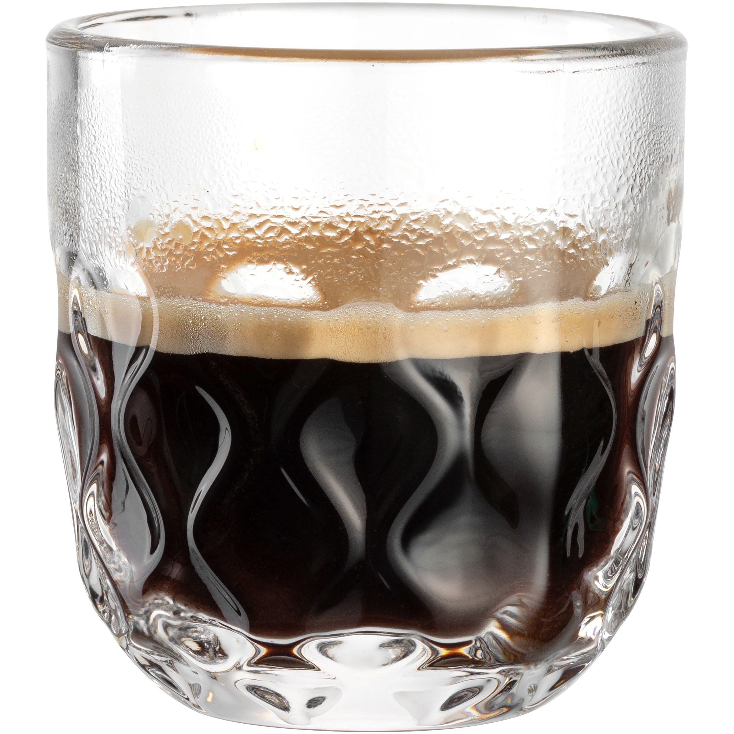 LEONARDO Espressoglas »GOCCE, 90 ml, 6er-Set«, (Set, 6 tlg.), 2. Variante, mit Tropfenrelief