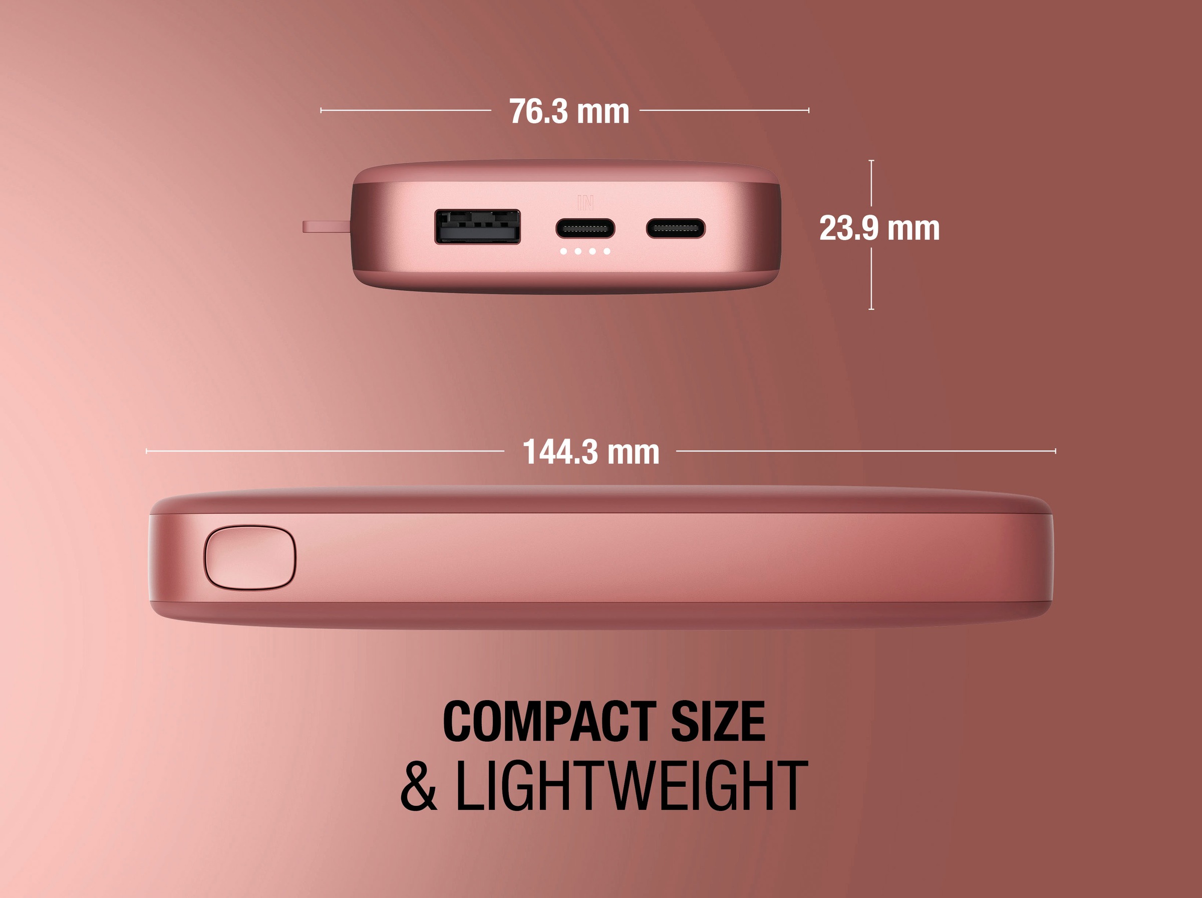 Fresh´n Rebel Powerbank »Power Pack 18000mAh mit USB-C, Ultra Fast Charge & 20W PD«