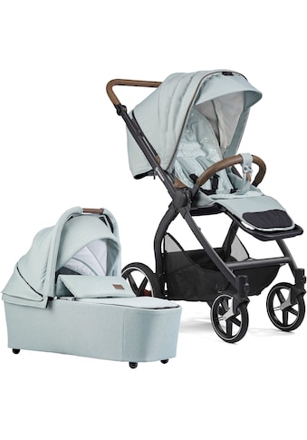 Kombi-Kinderwagen »FX4 Soft+ mit Aufsatz Swing schwarz, mintgrün meliert«