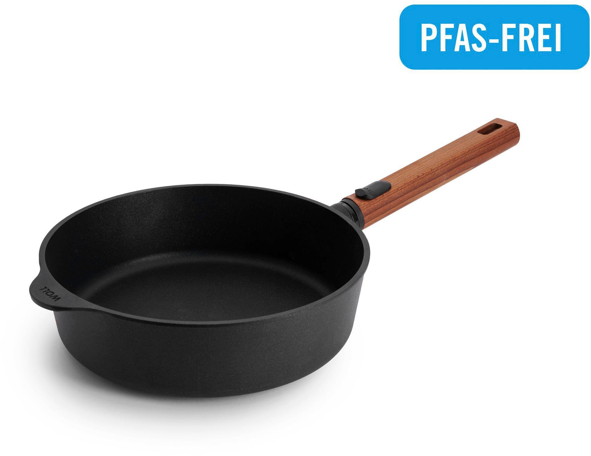 WOLL Schmorpfanne »Eco Logic QXR Guss-Hochrandpfanne« Aluminiumguss 1 Stk. günstig online kaufen