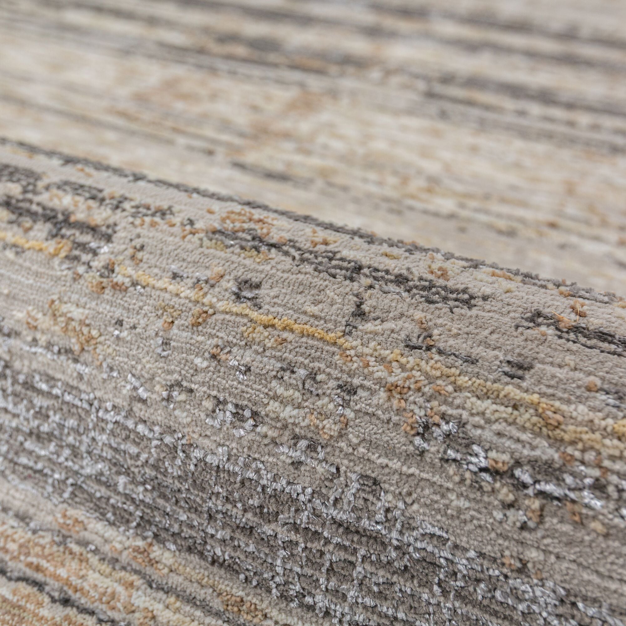 FLAIR RUGS Designteppich »MAREA ABSTRACT« rechteckig 7 mm Höhe Trendiges Streifendesign im Retro-Stil, abstraktes Design