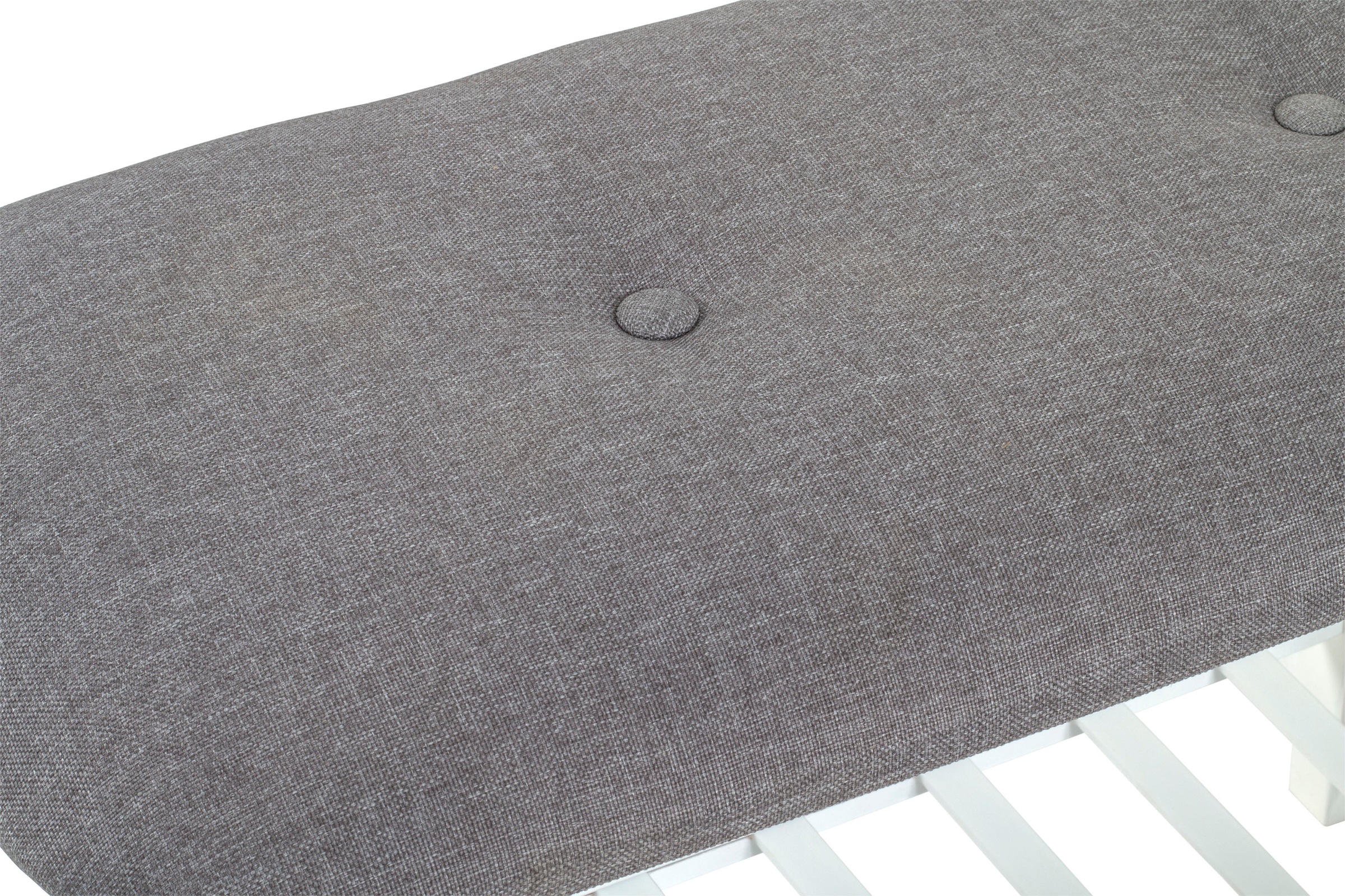 HAKU Schuhbank »Flurbank, Garderobenbank, Sitzbank« rechteckig - aus Textil Grau - B/T/H 100/30/44 cm