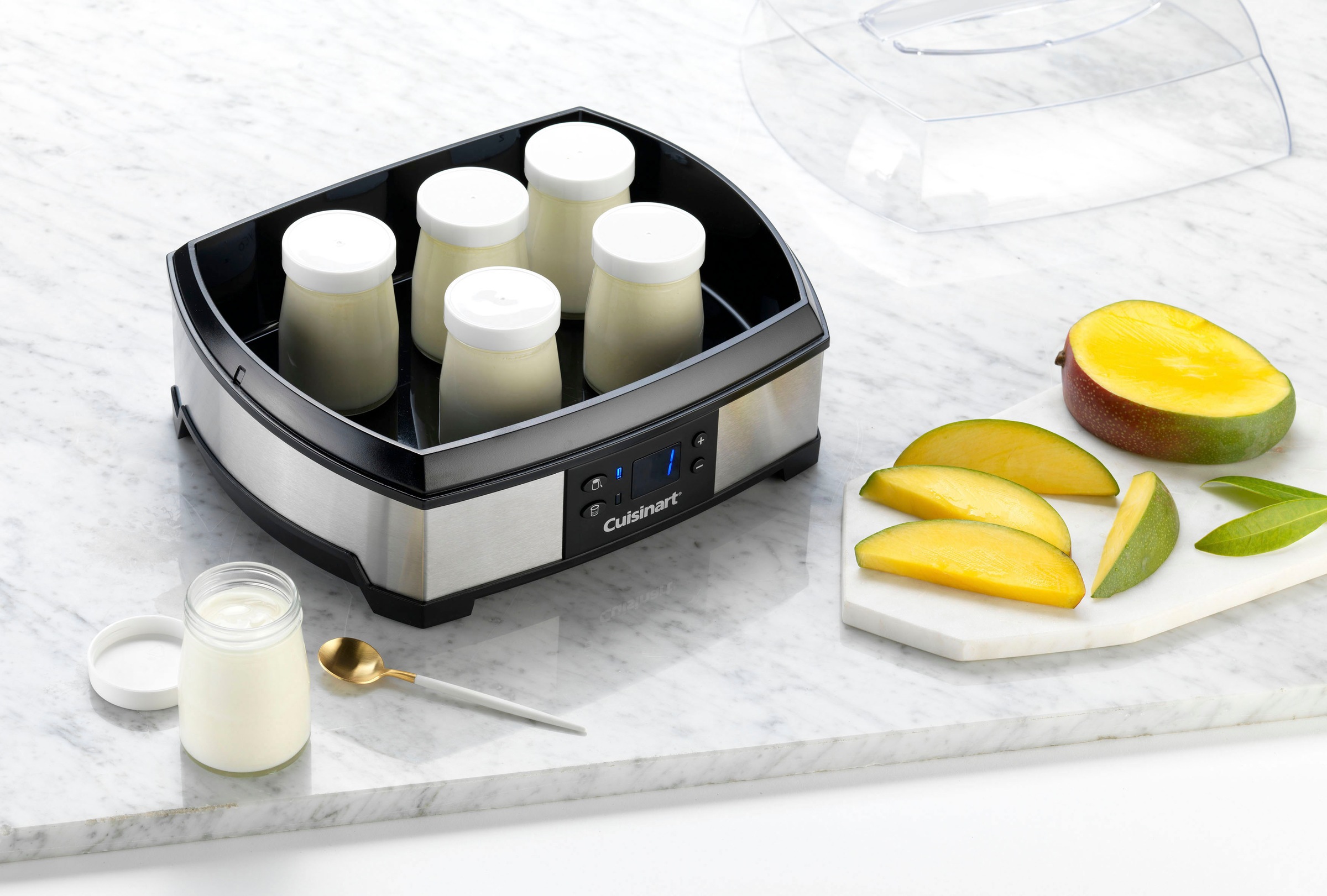 Cuisinart Joghurtbereiter »YM400E«, 6 Portionsbehälter, je 125 ml, auch zur Frischkäsezubereitung