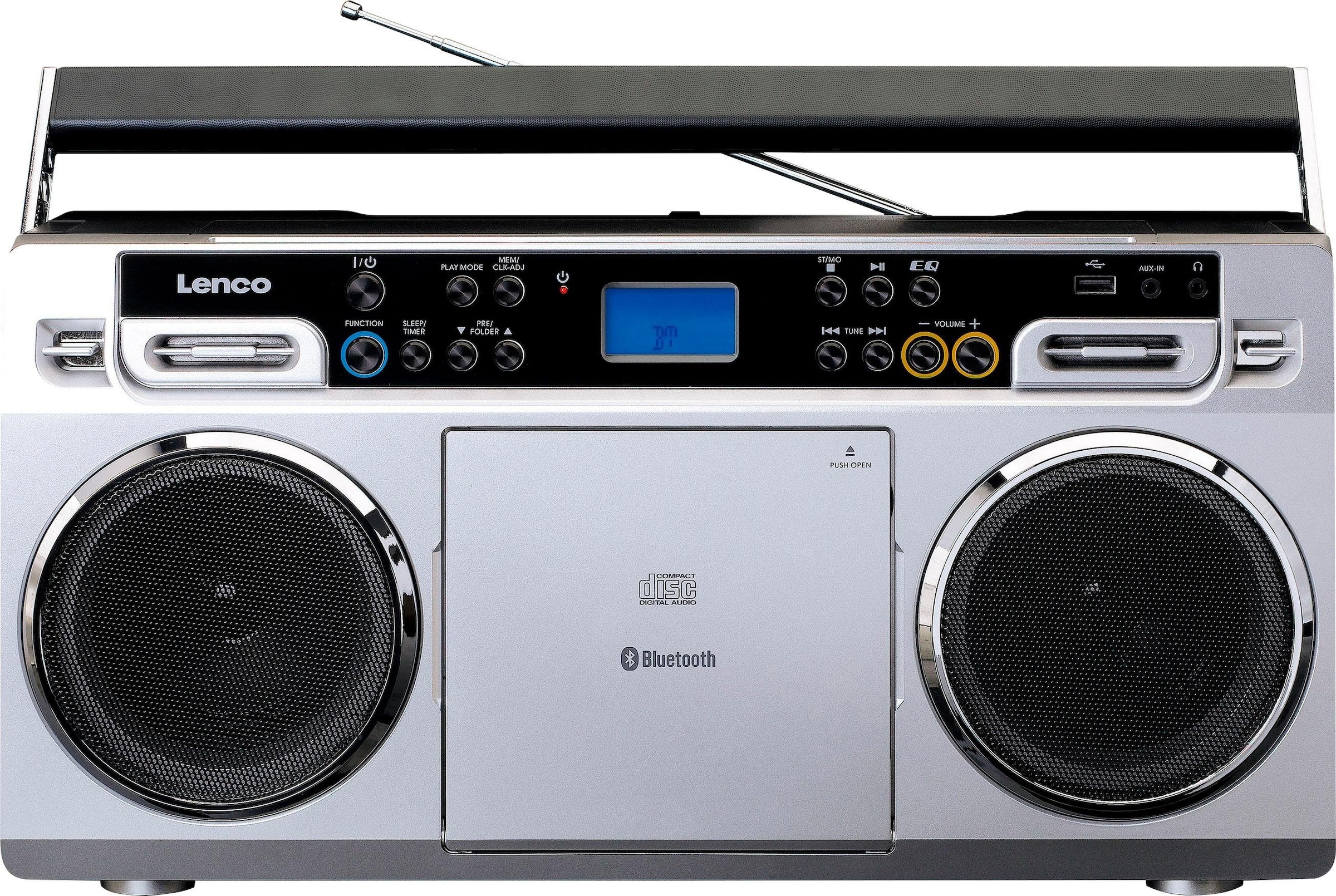 Lenco CD-Radiorecorder »SCD-580«, (Bluetooth FM-Tuner)