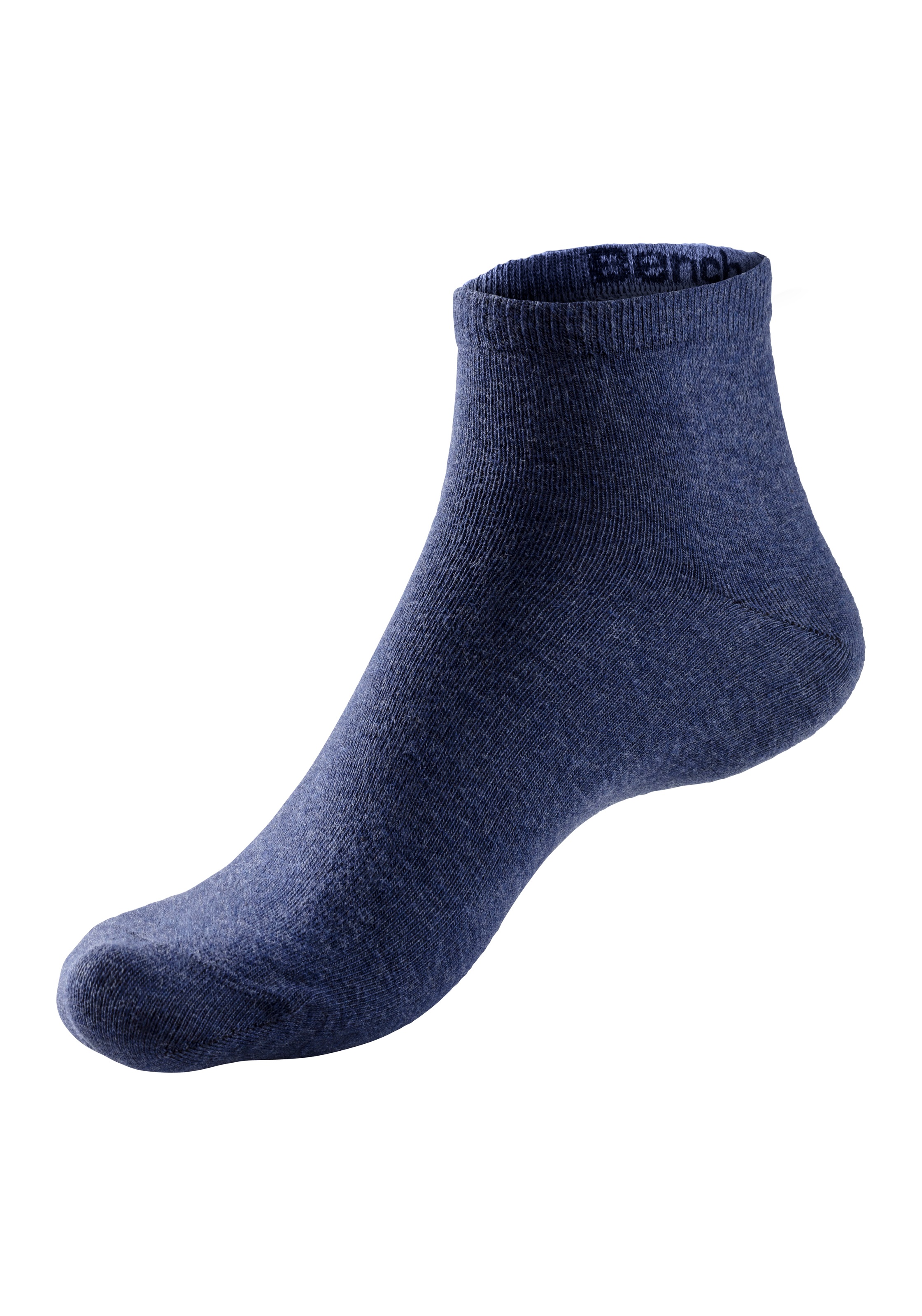 Bench. Kurzsocken, (Packung, 6 Paar), mit eingestricktem Markenlogo im Bündchen