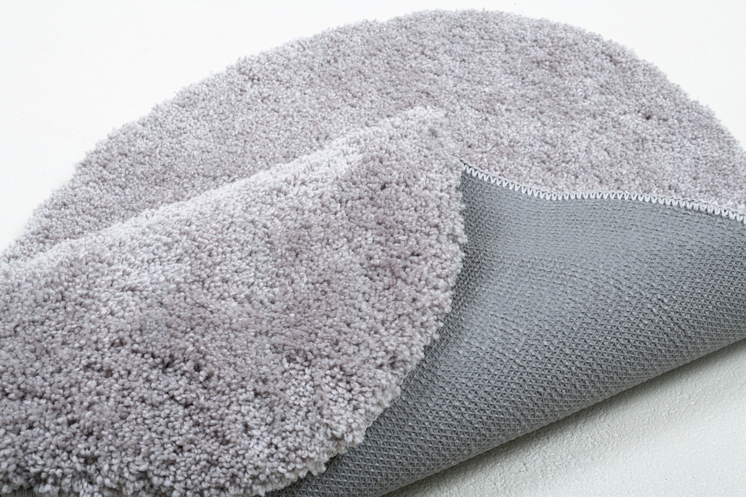 TOM TAILOR HOME Badematte »Cozy Bath UNI«, rutschhemmend beschichtet, fußbodenheizungsgeeignet, Badteppich, Uni Farben, rechteckig, rund und oval erhältlich