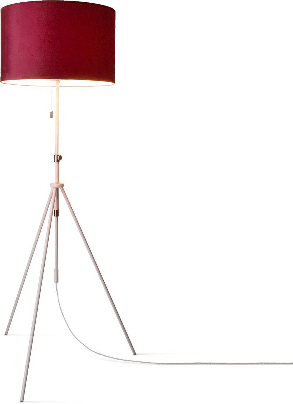 Paco Home Stehlampe »Naomi uni Color«, Leuchtmittel E27   ohne Leuchtmittel günstig online kaufen