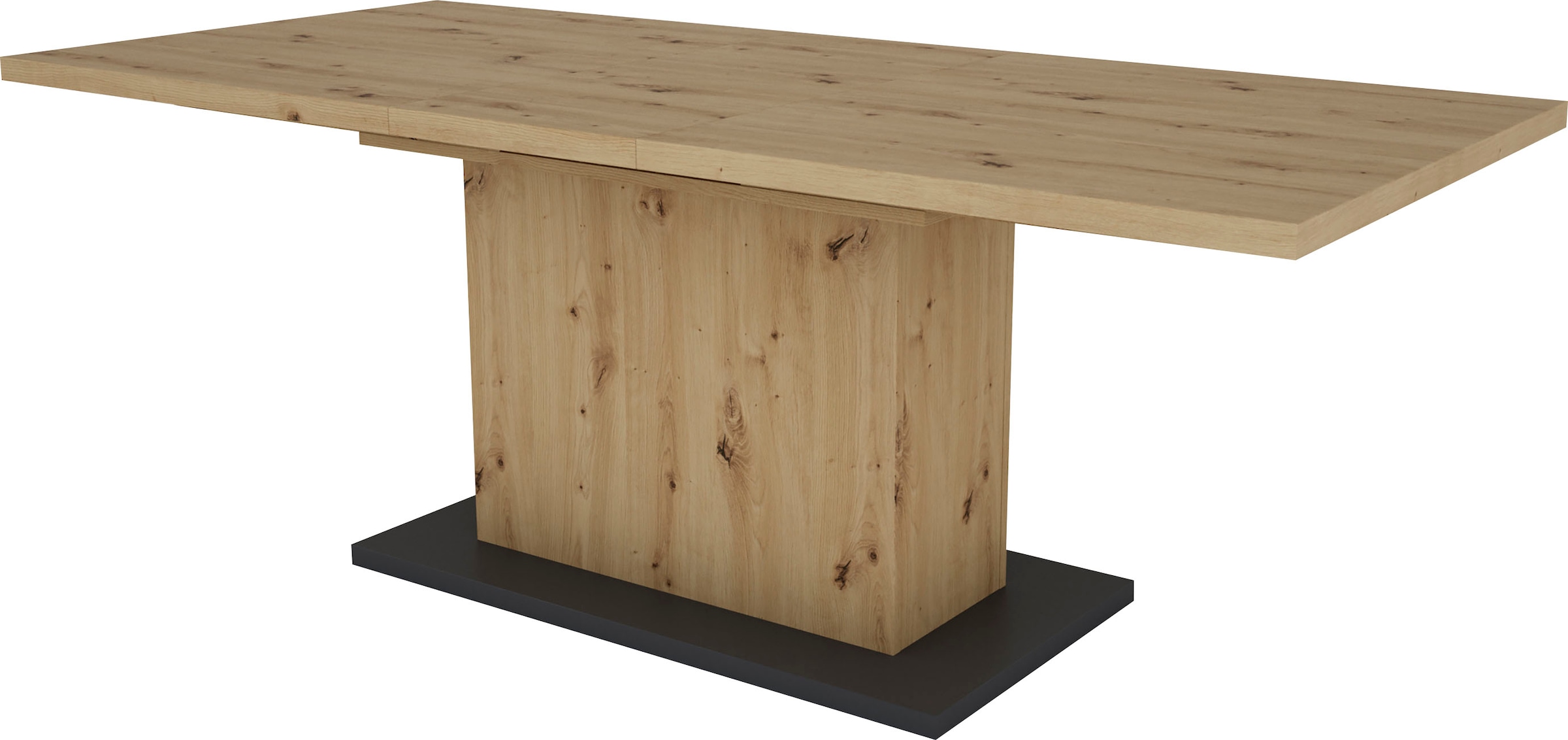 Homexperts Essgruppe »Aiko«, (Set, 5 tlg., Esstisch mit 4 Stühlen), Tisch  mit Auszugsfunktion, Breite 160-200 cm auf Raten bestellen