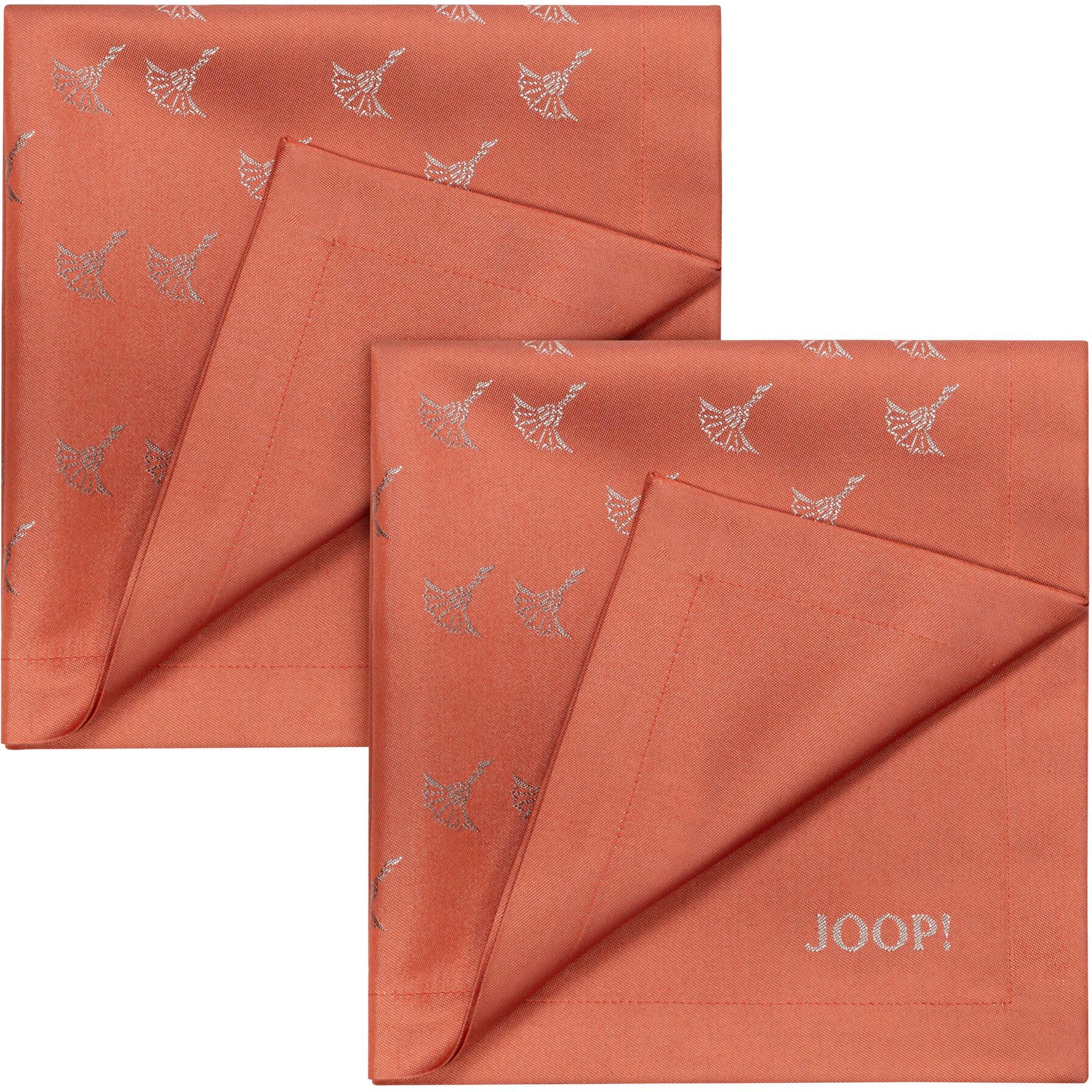 Joop! Stoffserviette Jacquard-Gewebe 2 Kornblumen-Verlauf online mit gefertigt CORNFLOWER«, aus St.), (Set, »FADED kaufen