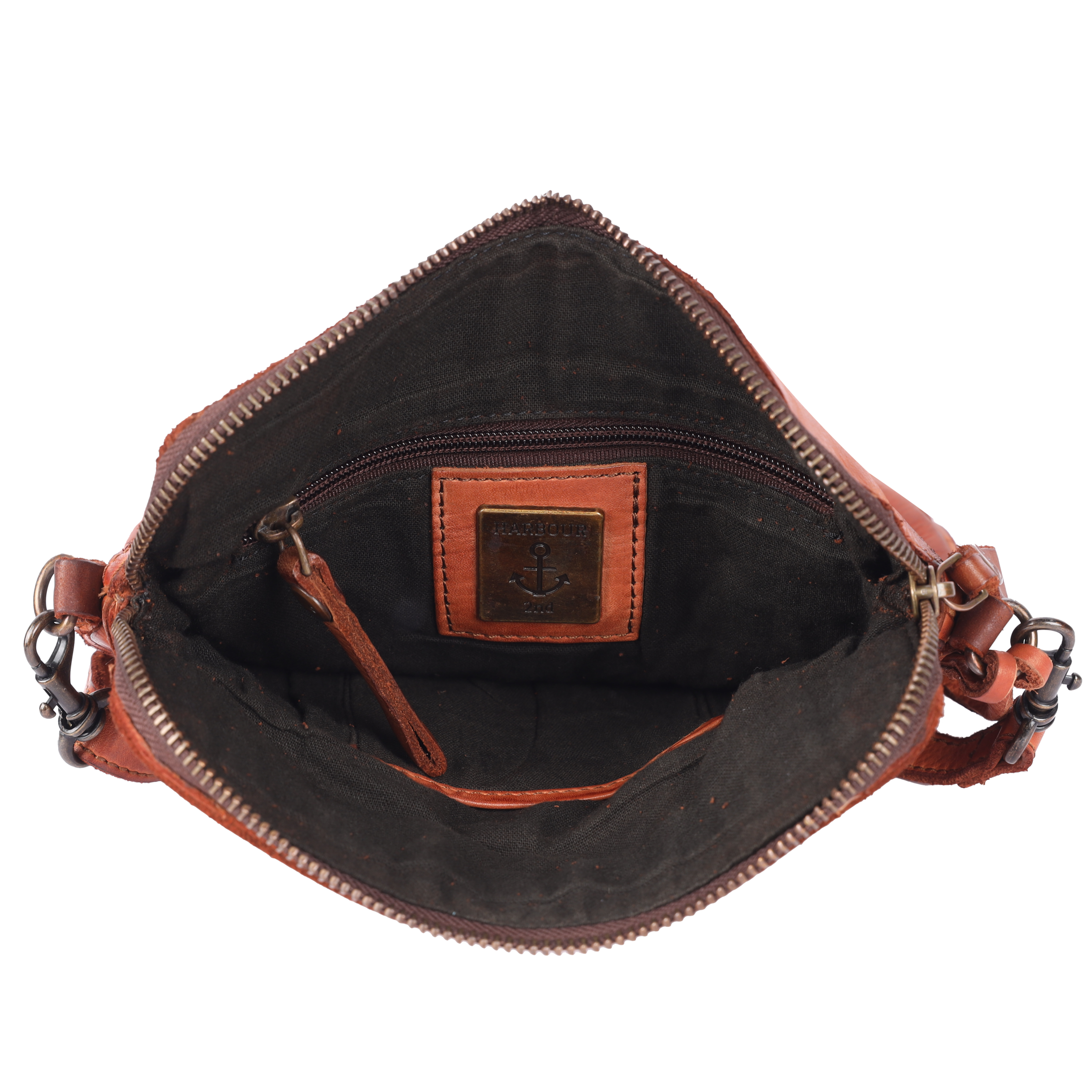 HARBOUR 2nd Handtasche »Ida-UP« Damen Umhängetasche, Schultertasche mit modischem Flechtmuster