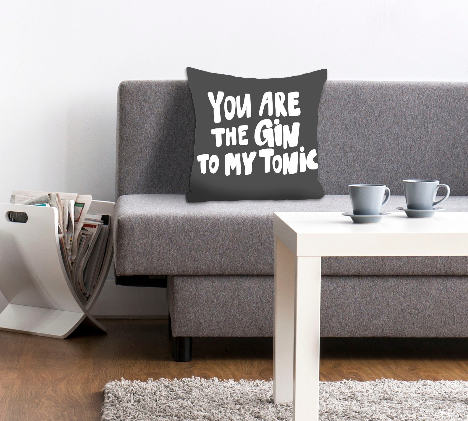 queence Dekokissen »GIN TO MY TONIC«, Kissenhülle,You are the Gin to my Ton günstig online kaufen