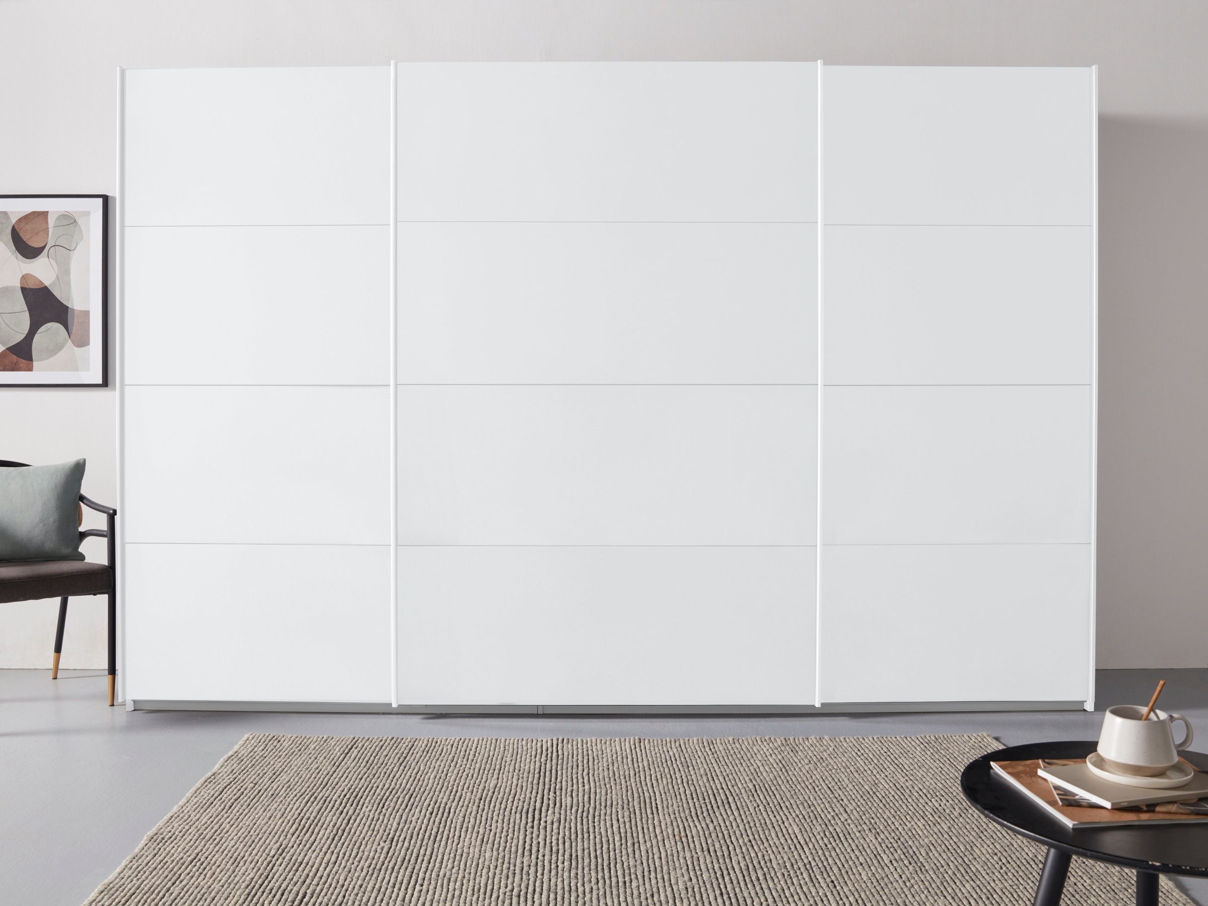 rauch Schwebetürenschrank »Kleiderschrank Schrank Garderobe TOPSELLER OTELI inkl. Inneneinteilung«, mit 3 Innenschubladen sowie zusätzlichen Einlegeböden MADE IN GERMANY