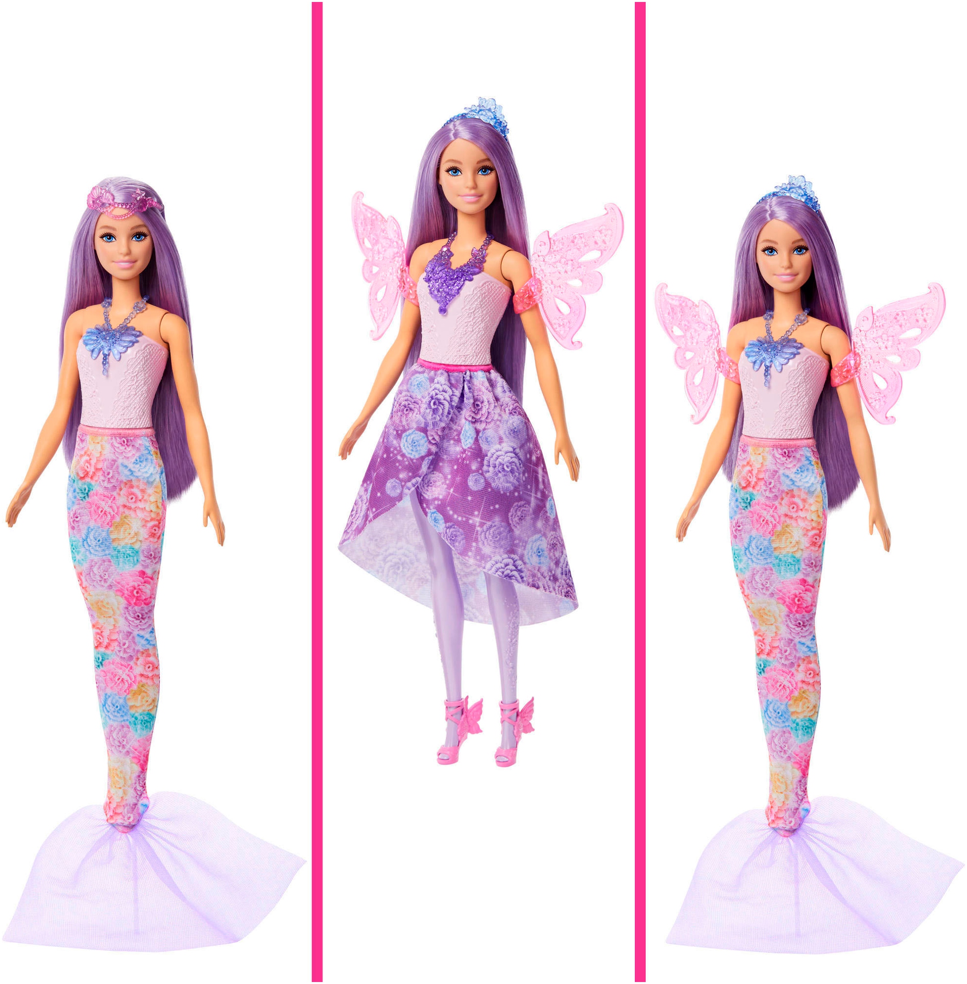Barbie Anziehpuppe »3-in-1 Fantasy Puppe«