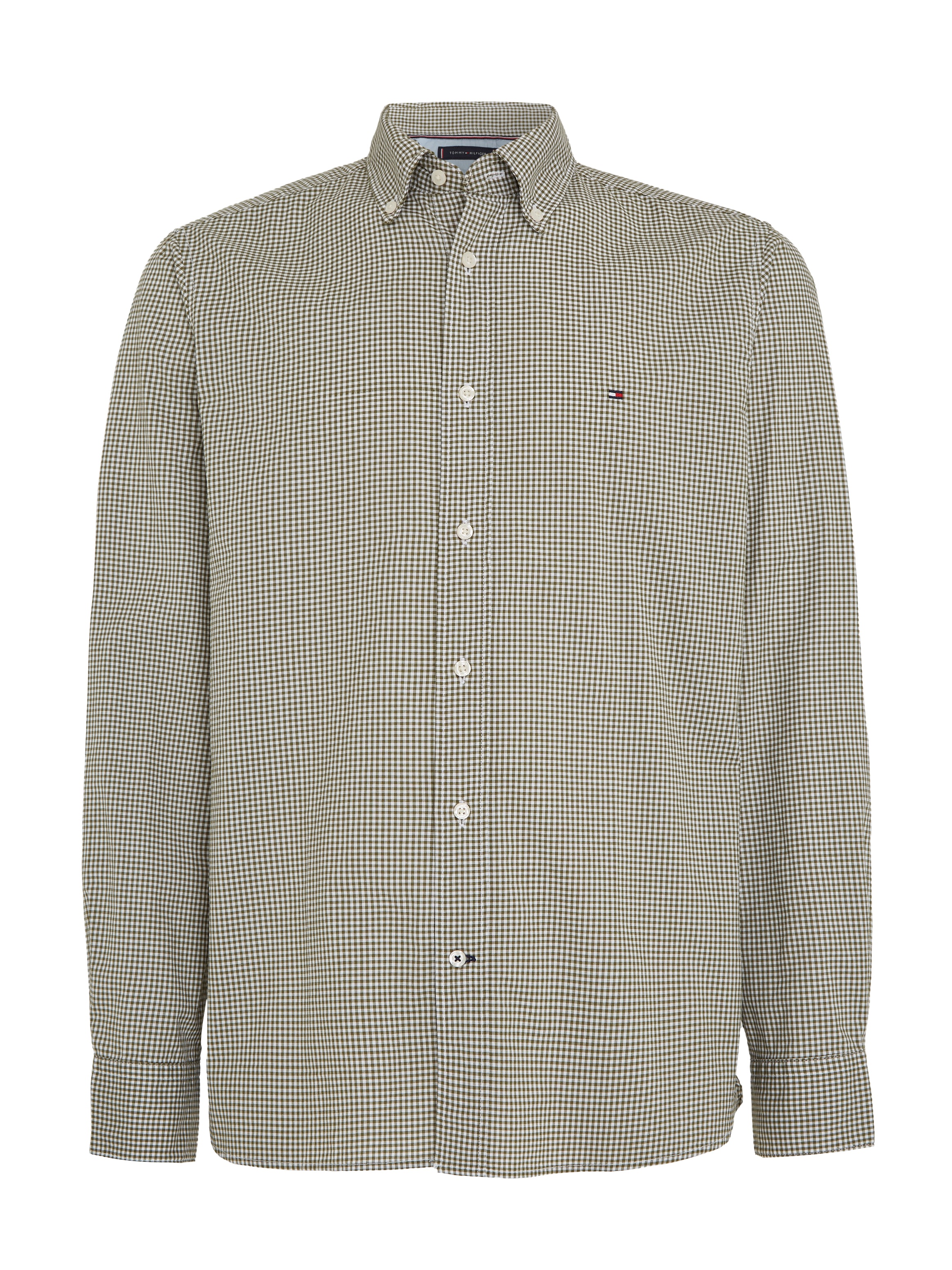 Tommy Hilfiger Langarmhemd »NAT. SOFT FLEX GINGHAM RF SHIRT«