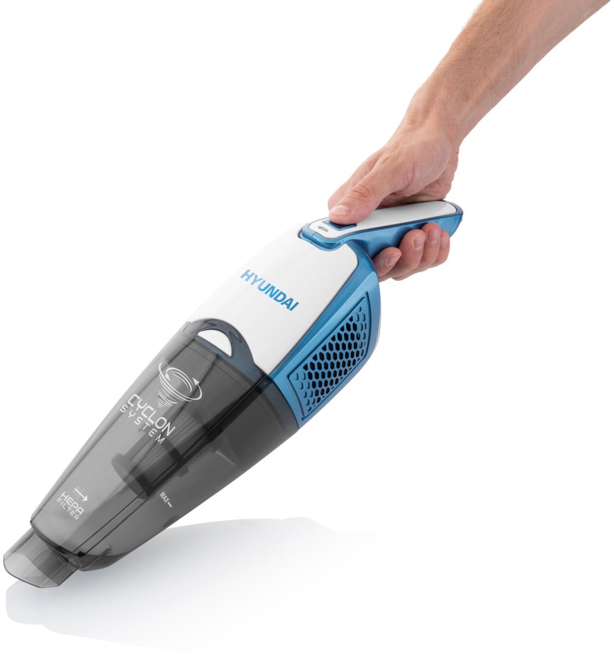 Hyundai Akku-Hand-und Stielstaubsauger »VC914«, 14,4 V Li-ion Akk, bis zu 25 Min, HEPA Filter, LED
