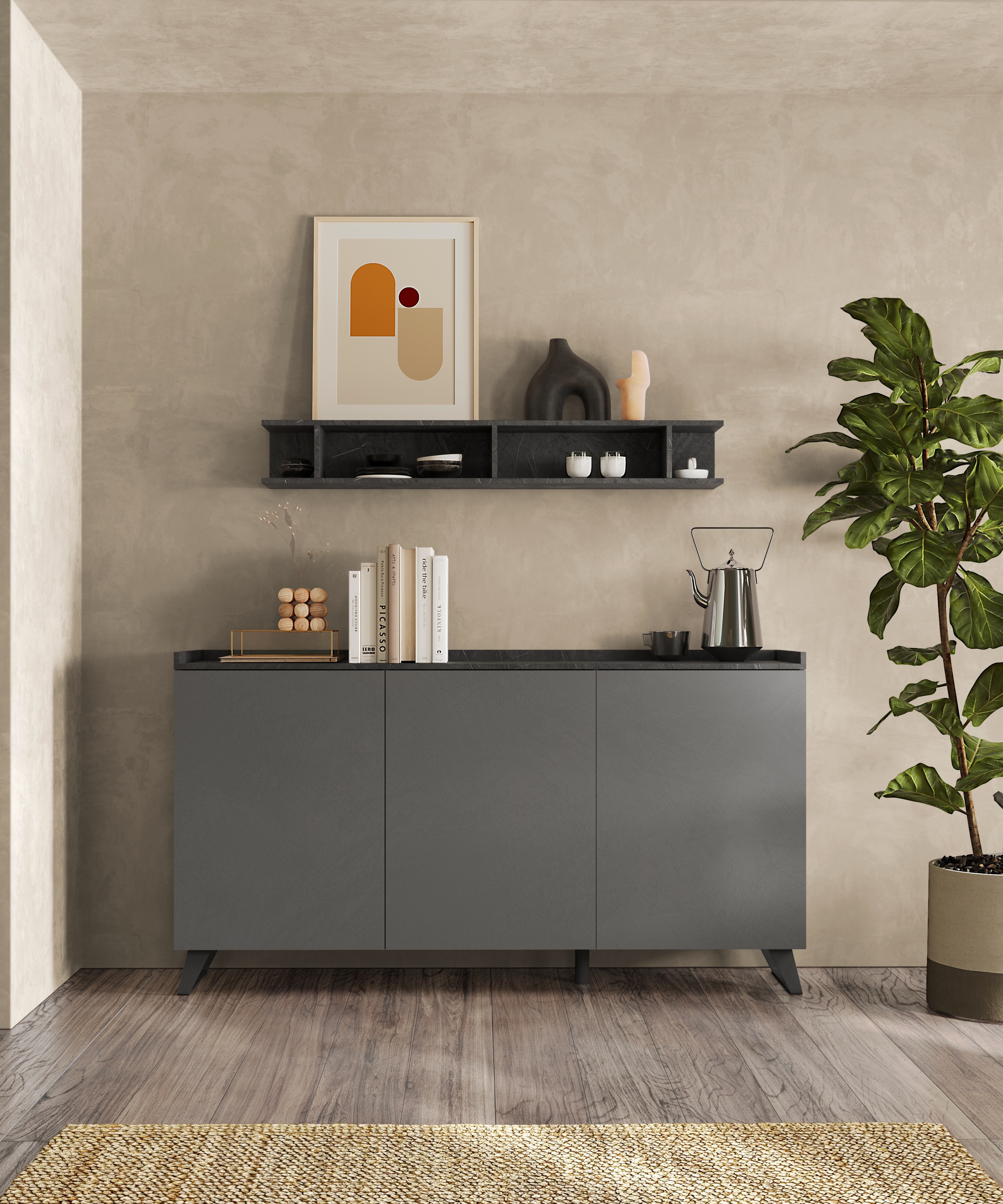 INOSIGN Wandregal »Infinity«, Breite 138 cm, senkrecht oder waagerecht zu h günstig online kaufen
