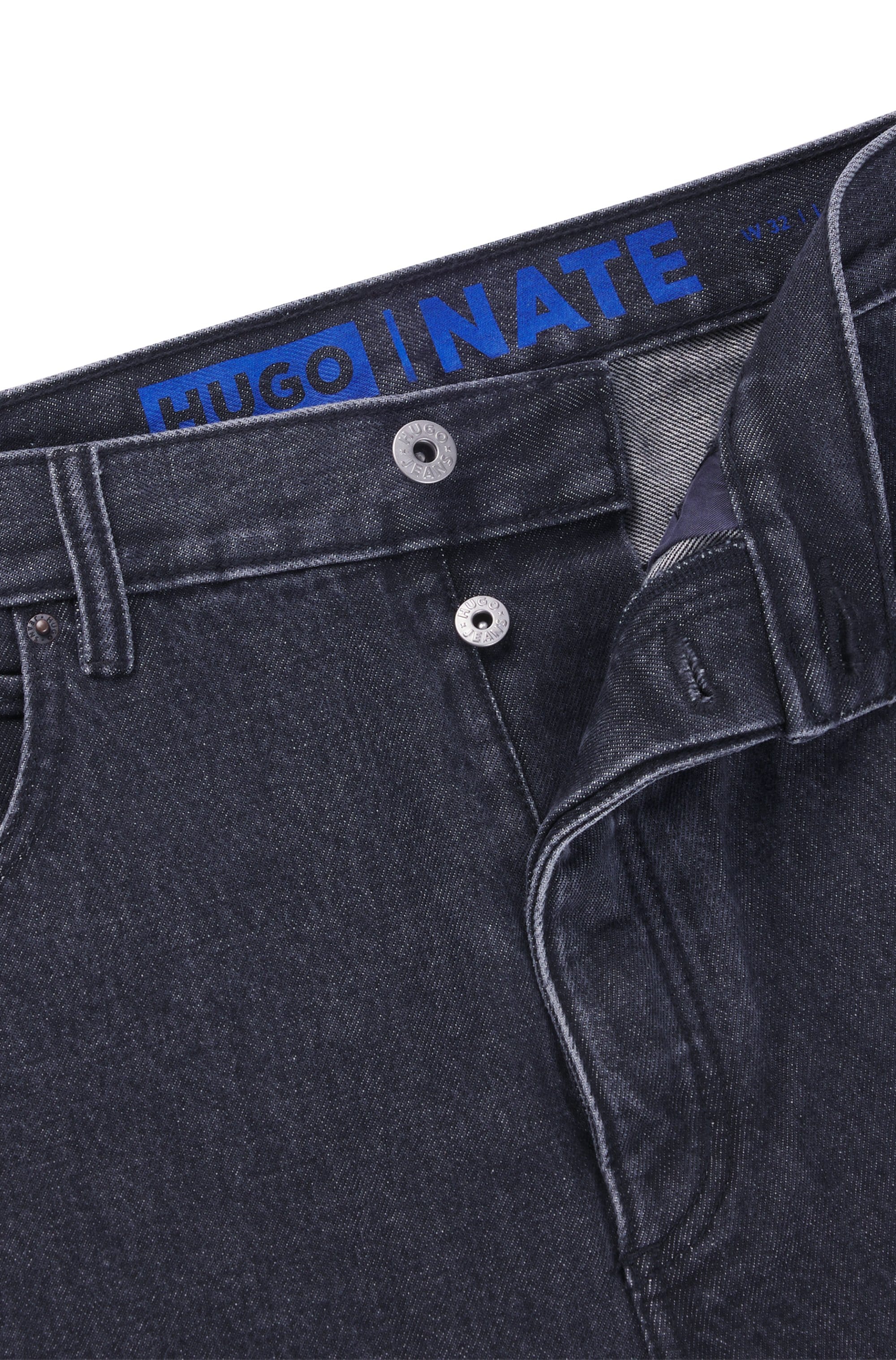 HUGO Loose-fit-Jeans »Nate« in heller Waschung
