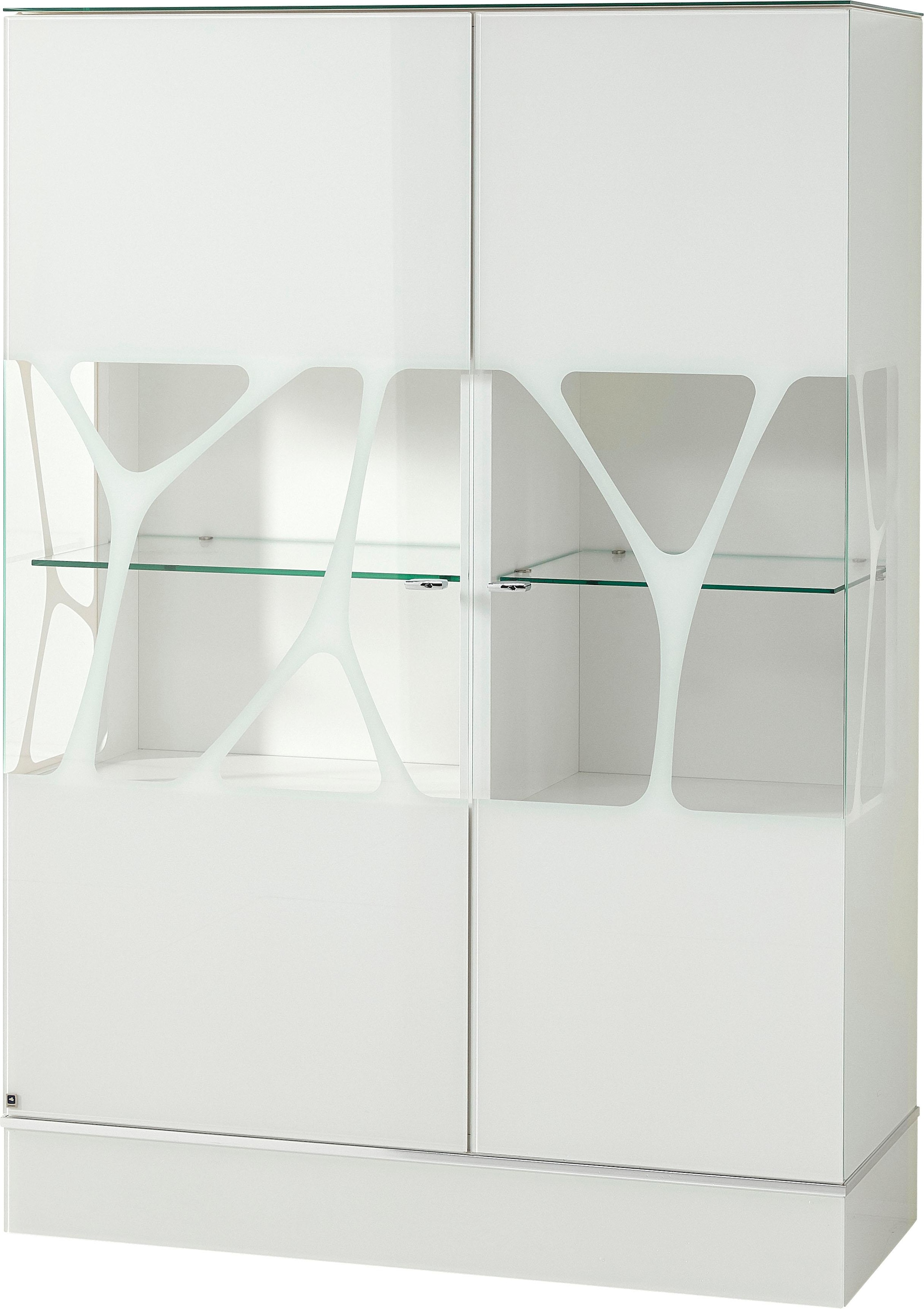 LEONARDO Highboard »CUBE«, mit Genetics, wahlweise mit Beleuchtung, Höhe 157 cm
