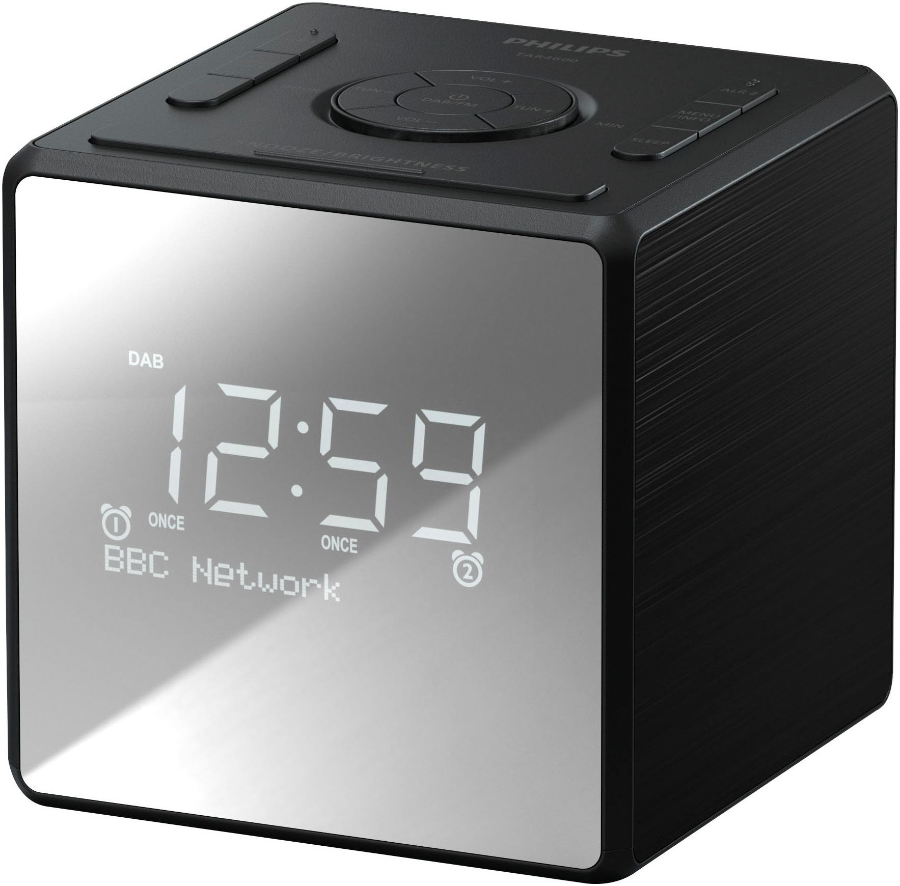 Philips Uhrenradio »TAR4600«, (UKW mit RDS-Digitalradio (DAB+) 1,4 W)