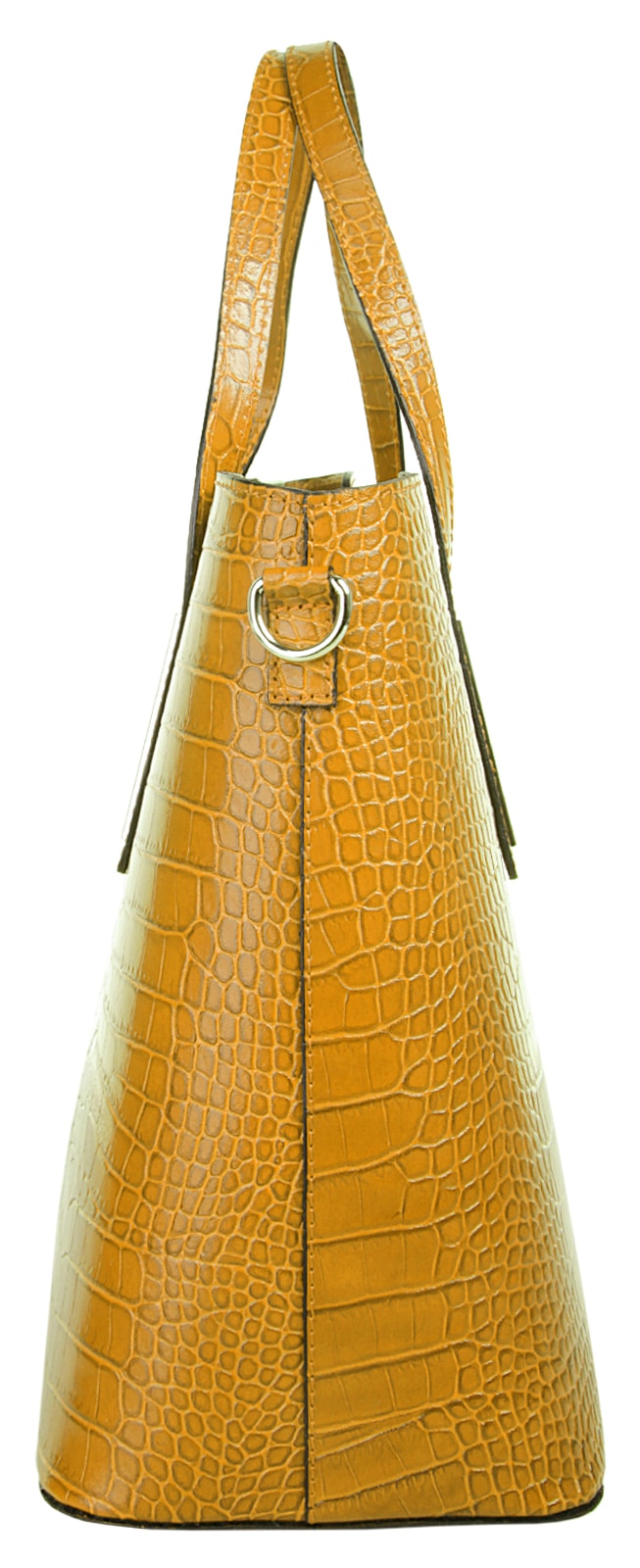 Cluty Henkeltasche, echt Leder, Made in Italy