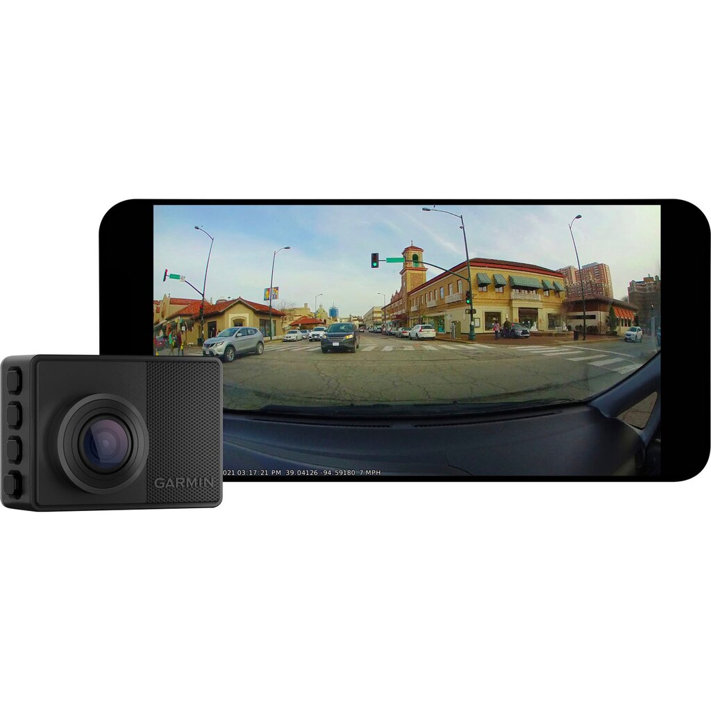 Garmin Dashcam »DASH CAM™ 67W«, QHD, Bluetooth-WLAN (Wi-Fi)