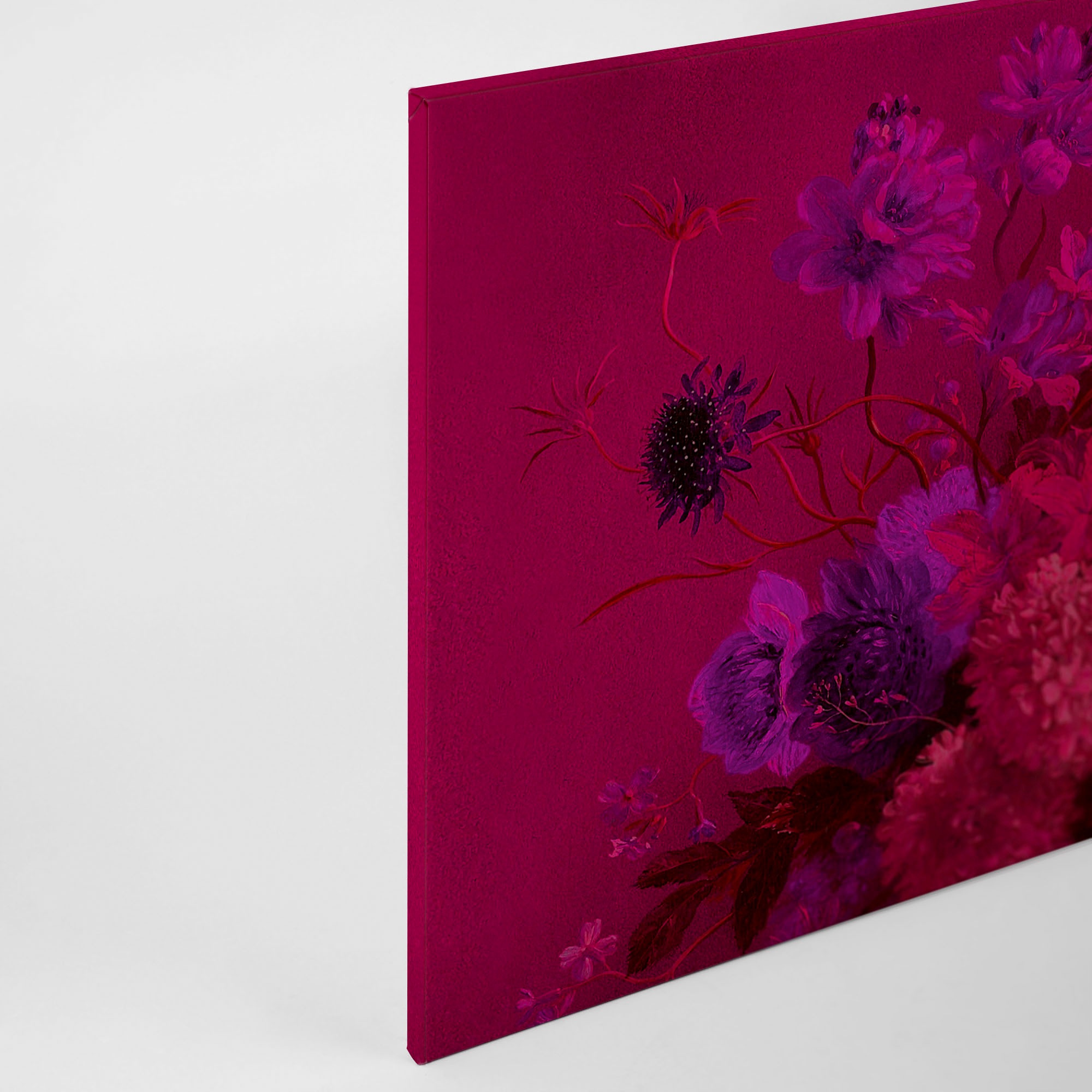 A.S. Création Leinwandbild »bouquet vibrant«, Kunst-Blumen-Kinder, (1 St.), Keilrahmen Bild Blumen-Strauß Floral Leinwand-Bild Wohnzimmer modern