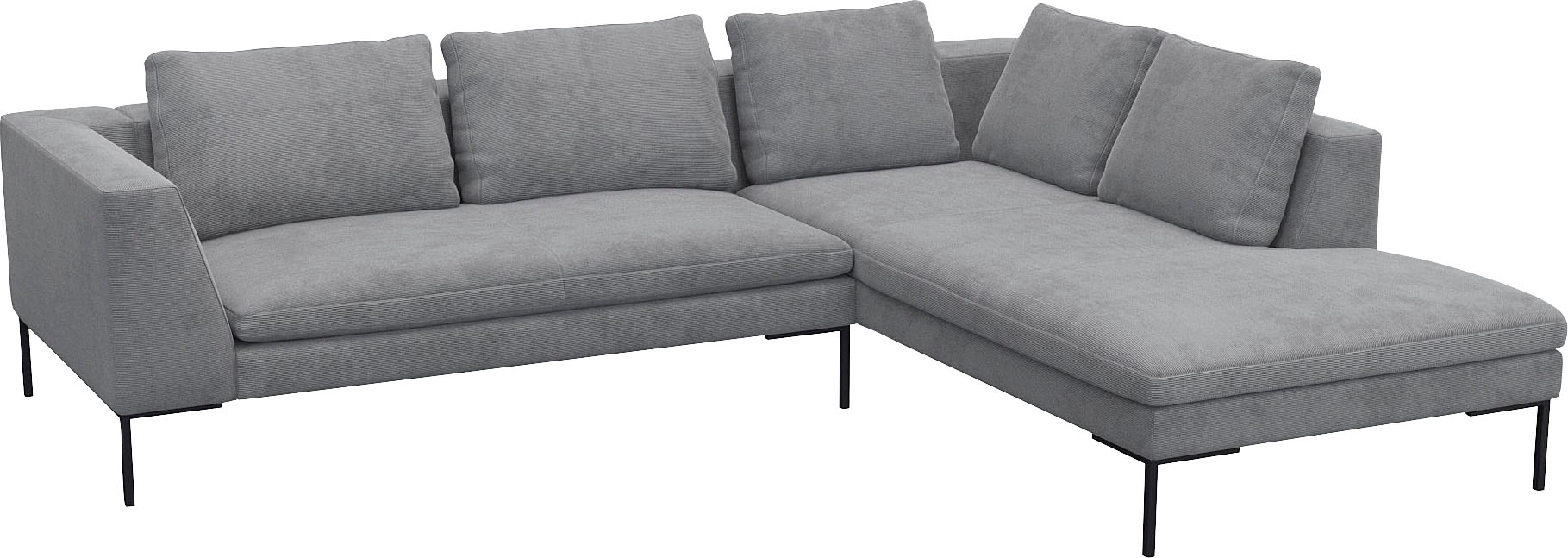 FLEXLUX Ecksofa »Loano, superbequemer Sitzkomfort durch Kaltschaum im Sitz« günstig online kaufen