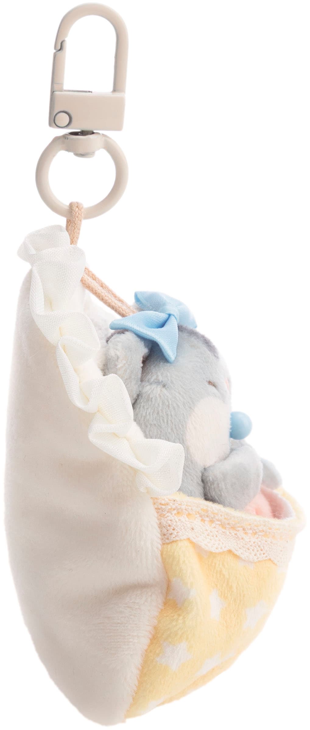 Nici Kuscheltier »mymochi, Set Hamster Shai 7cm mit Rassel & Bettchen mit Karabiner« in Geschenkbox