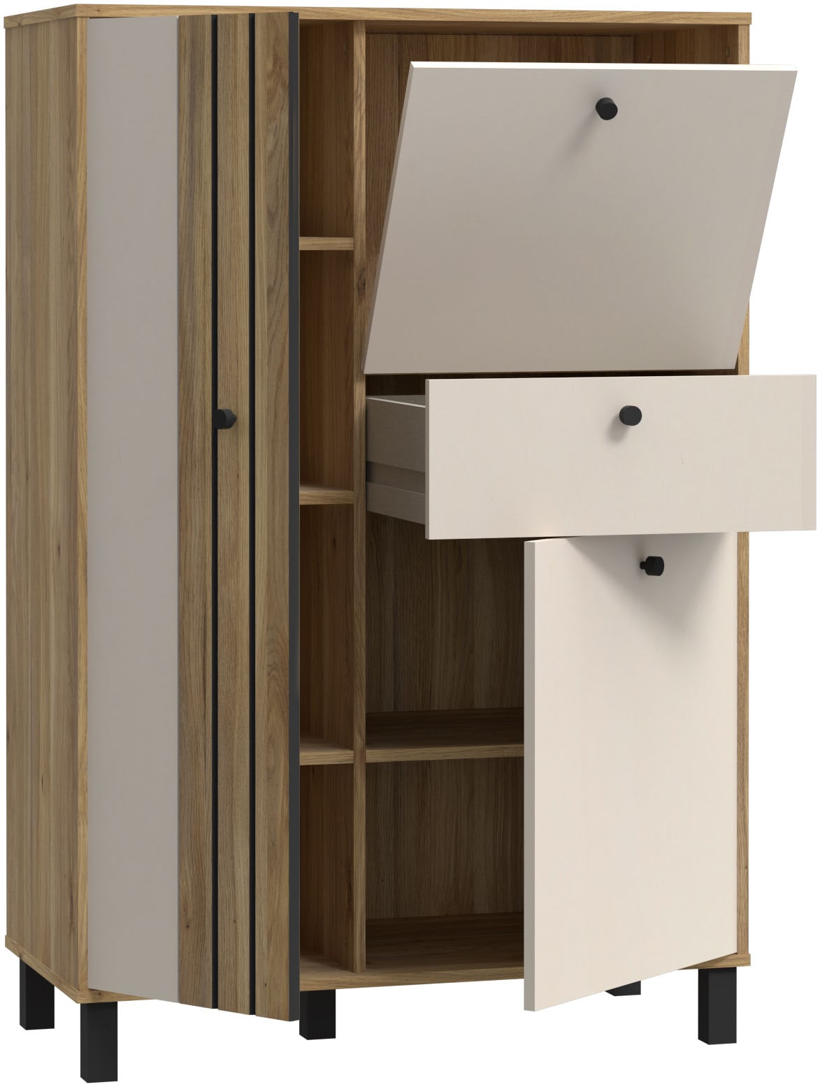 FORTE Highboard »Killarney«, Highboard, Soft Close, Stauraum