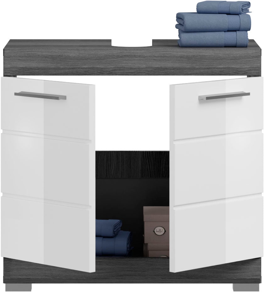 INOSIGN Badmöbel-Set »Siena, 4 teilig, bestehend aus:«, (Set, 4 St.), Hochschrank schmal, WBU, Spiegelschrank, Hochschrank breit