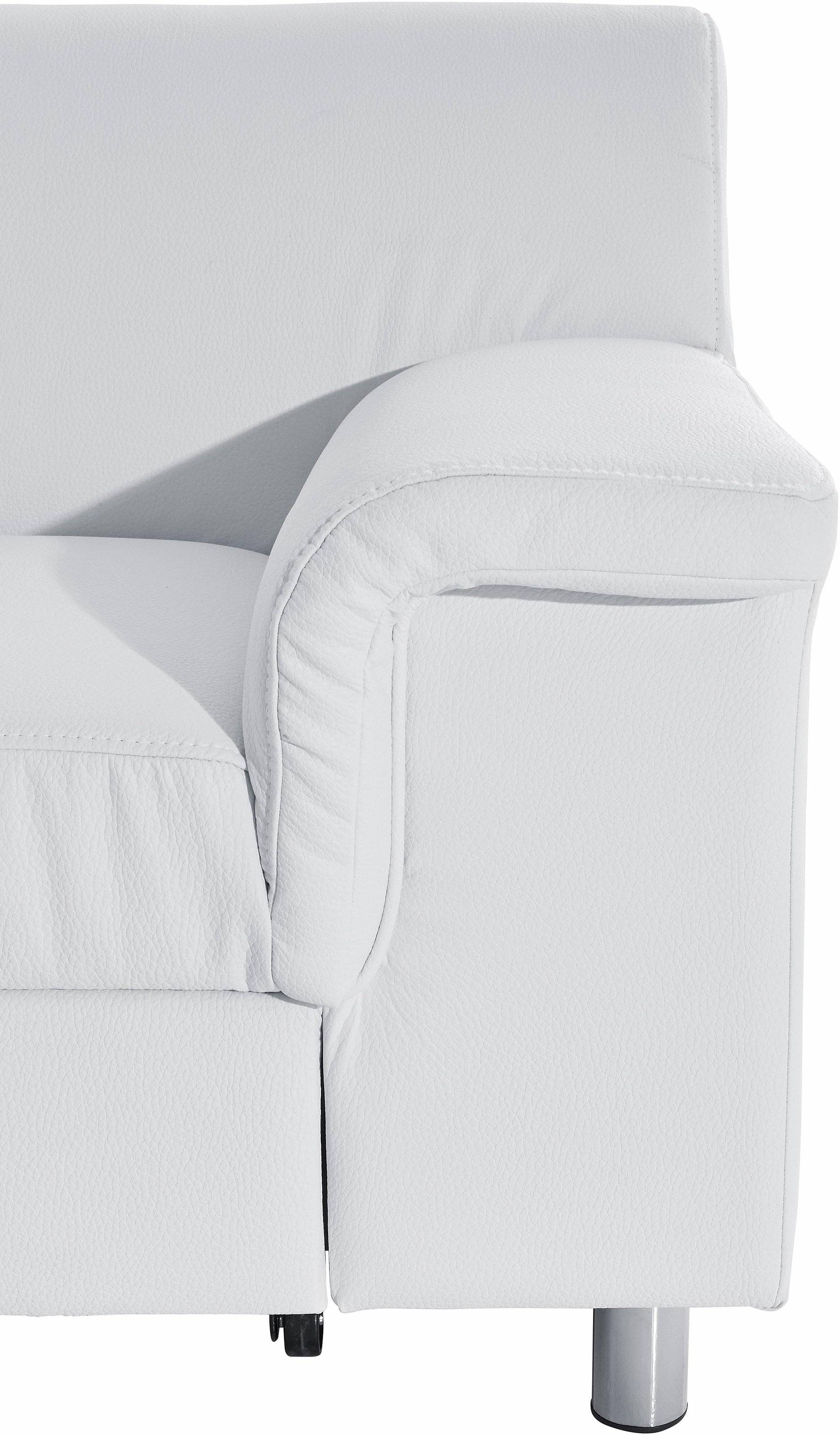 INOSIGN Ecksofa »Jamie, modern und elegant, Fußhöhe 9cm, L-Form,«, wahlweise mit Bettfunktion
