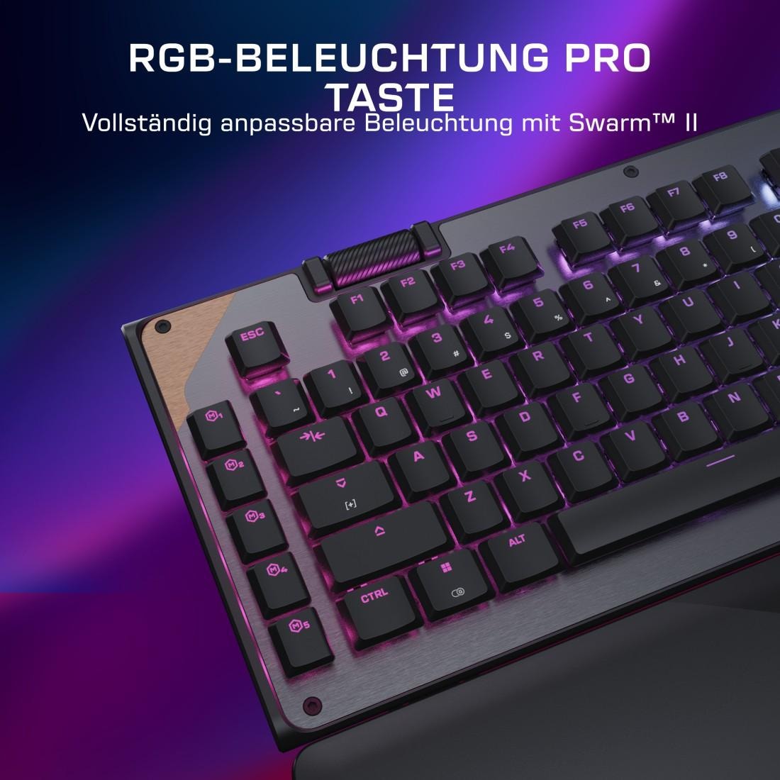 Turtle Beach Gaming-Tastatur »Command KB5« (Angenehmes Tippen | Handgelenkauflage)