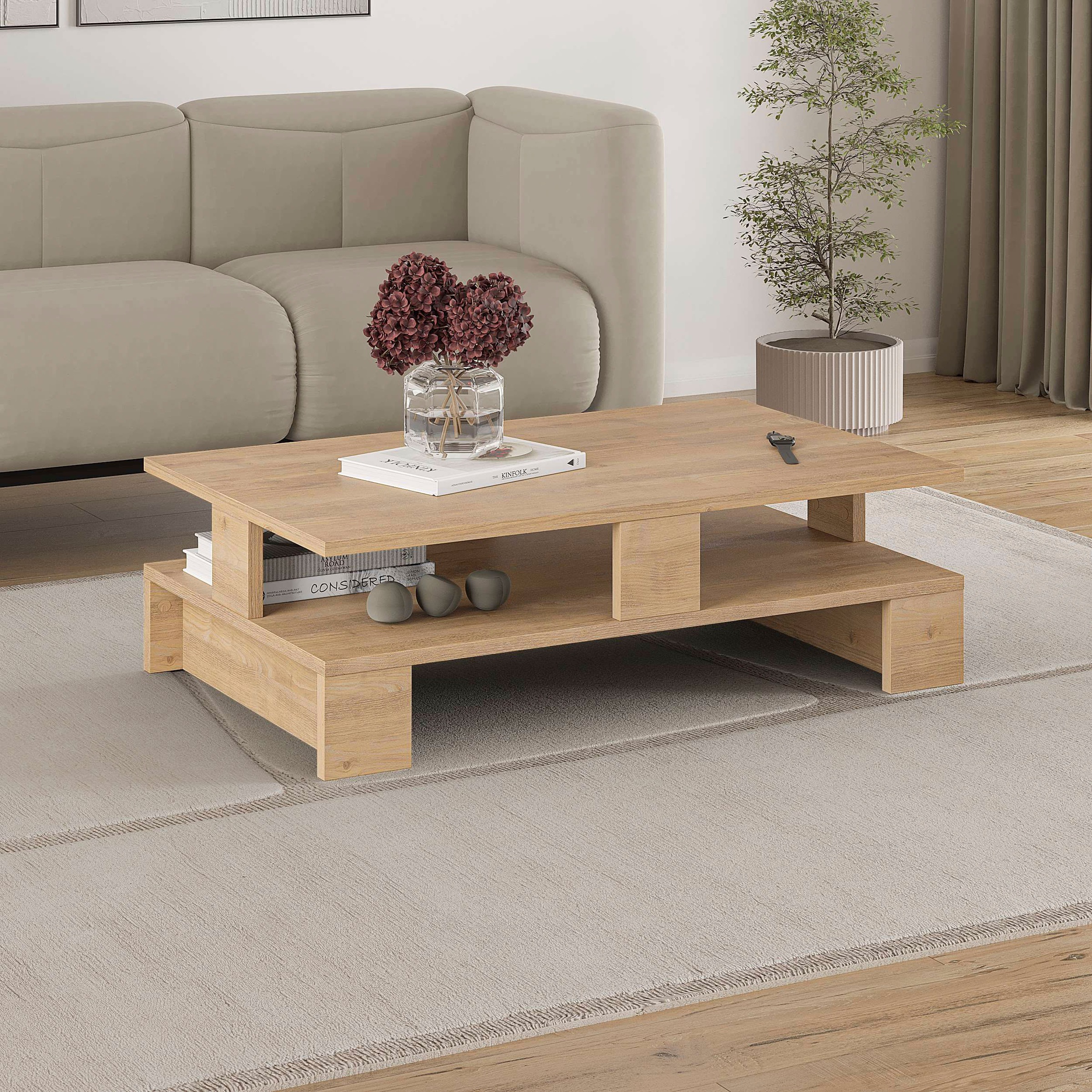 Decortie Couchtisch »MANSU COUCHTISCH«, (Packung, 1 St.), Leichte Montage, günstig online kaufen