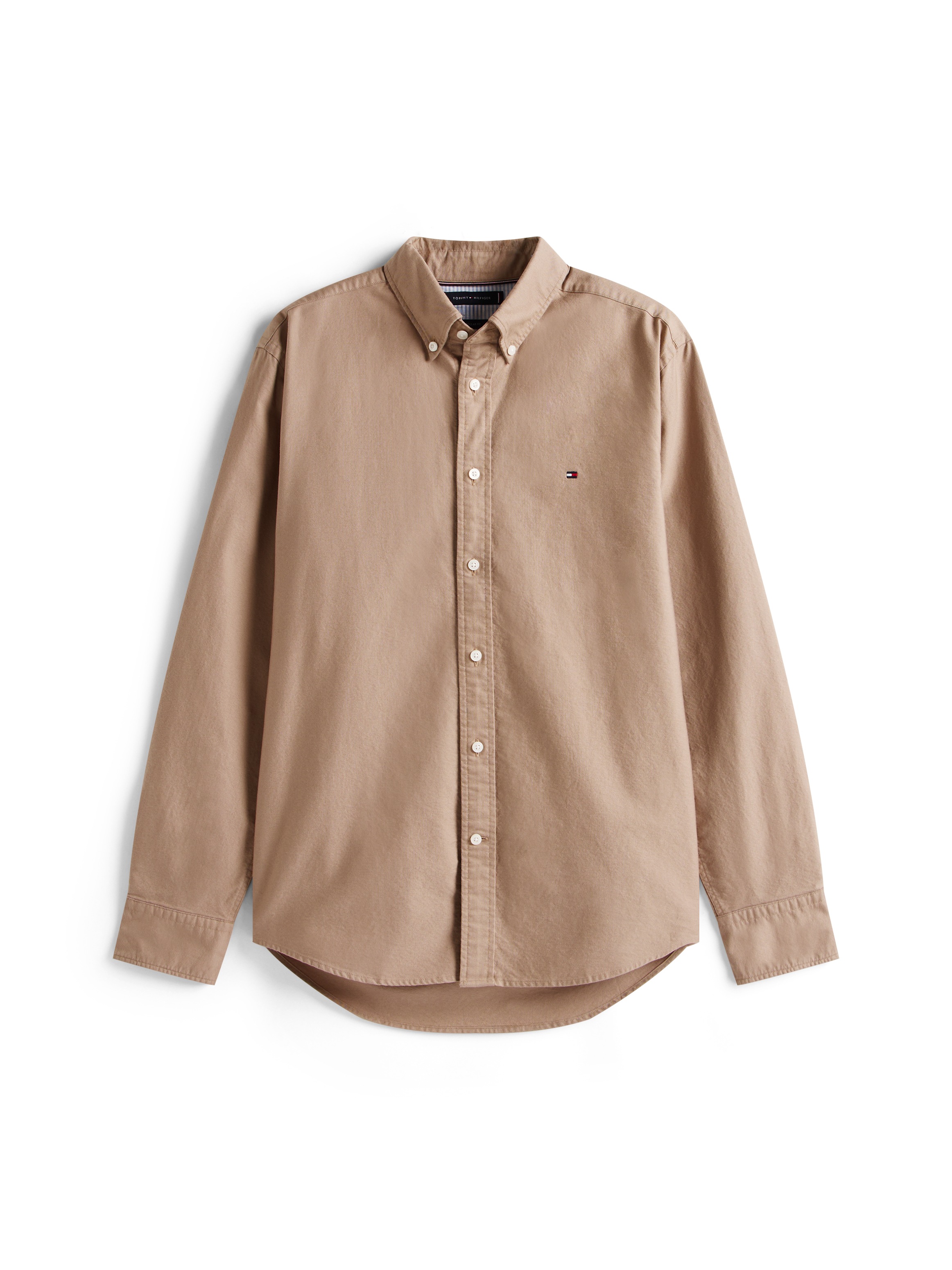 Tommy Hilfiger Langarmhemd »SOLID HERITAGE OXFORD Regular Fit« Regular Fit Oxford Casual