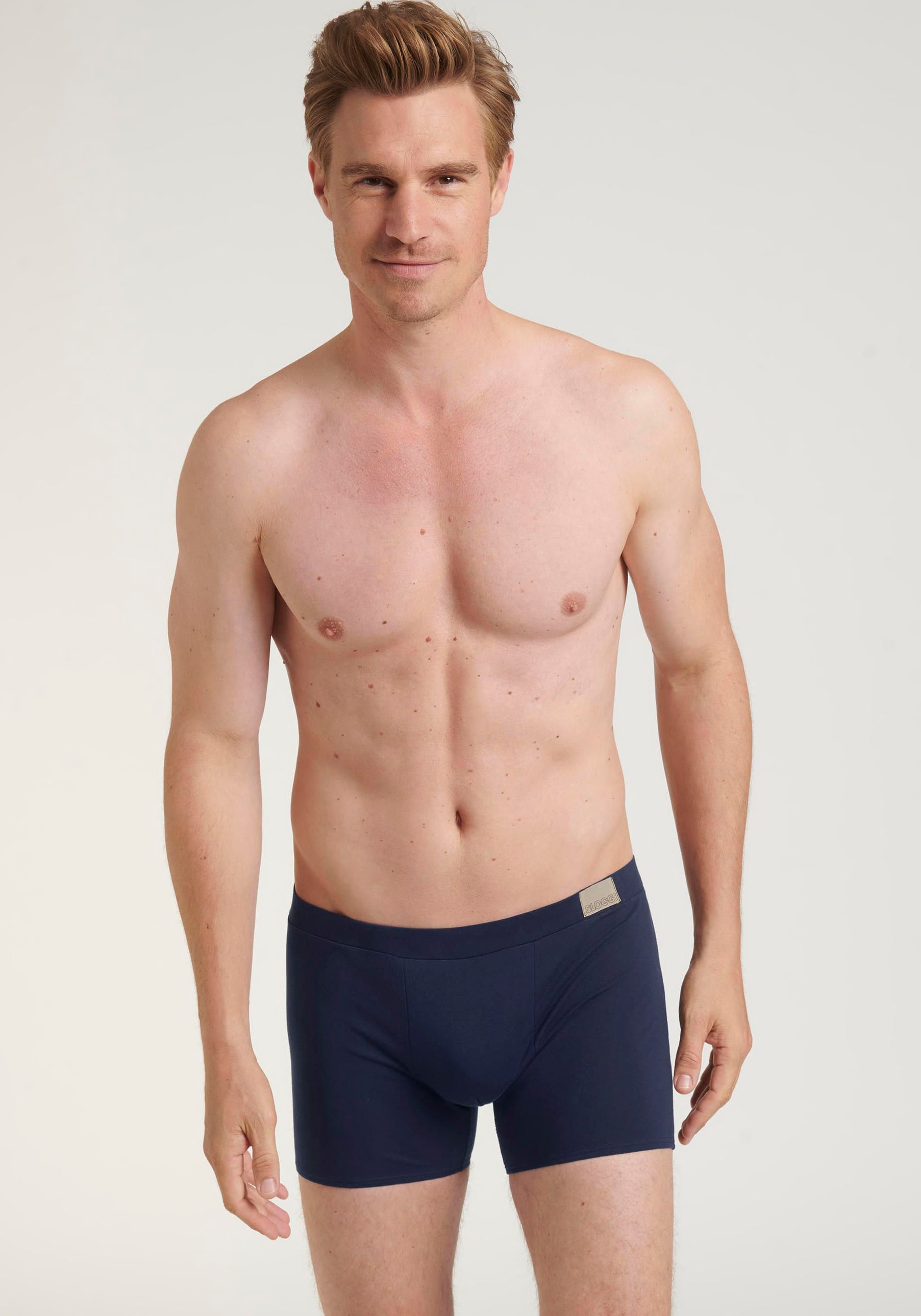 sloggi Boxer »men GO Natural Short C2P«, (2 St., 2er Pack), Lässig, bequeme Basics