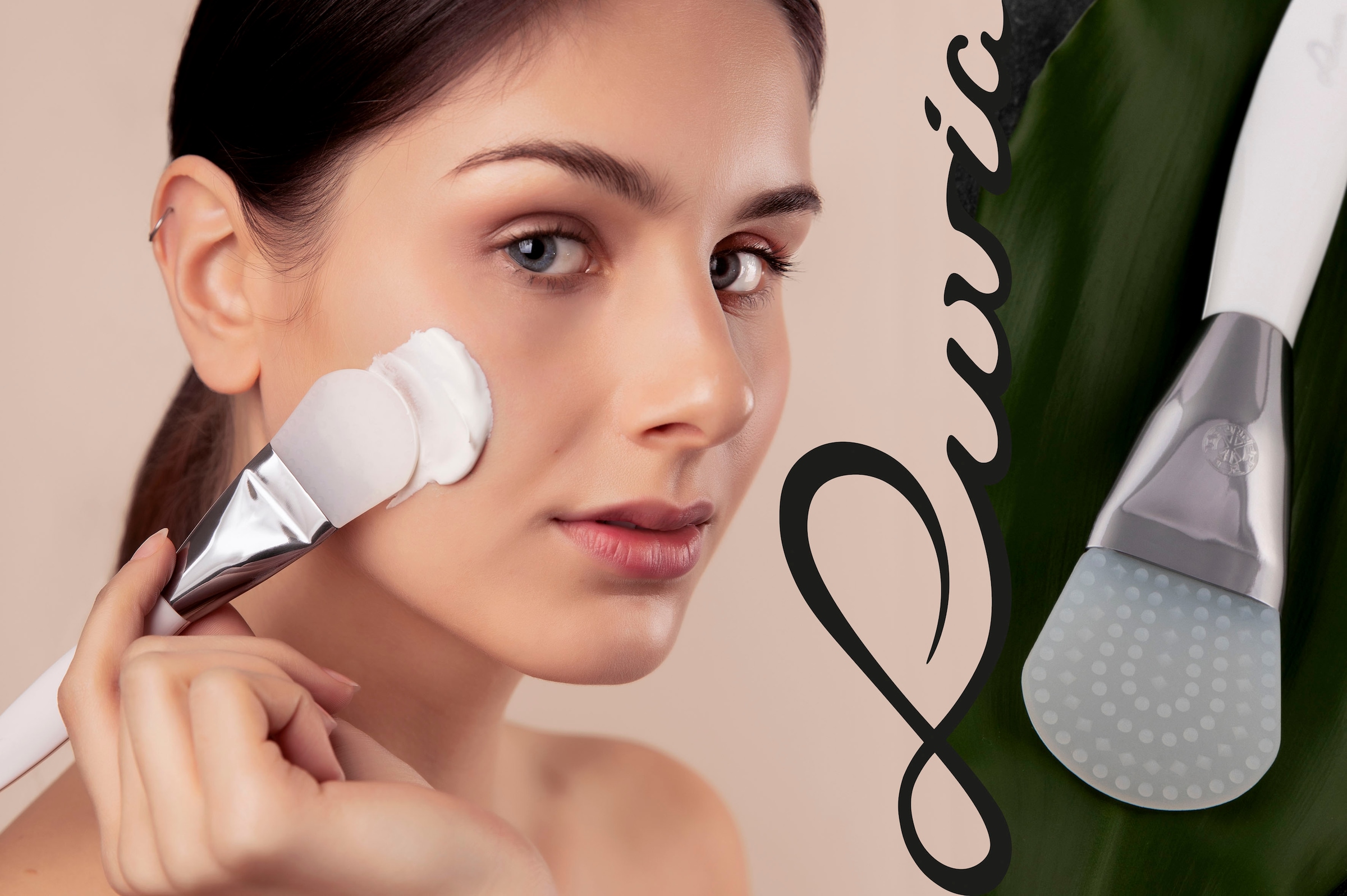 Luvia Cosmetics Maskenpinsel »Duo Mask Brush« Sparsames, gleichmäßiges Auftragen von Masken und Peelings.
