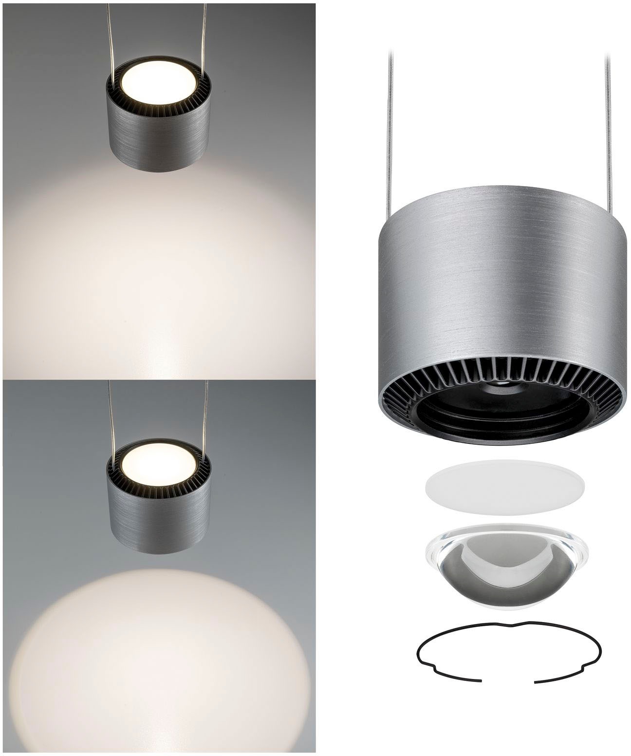 Paulmann LED Pendelleuchte »Aldan«, 3 flammig