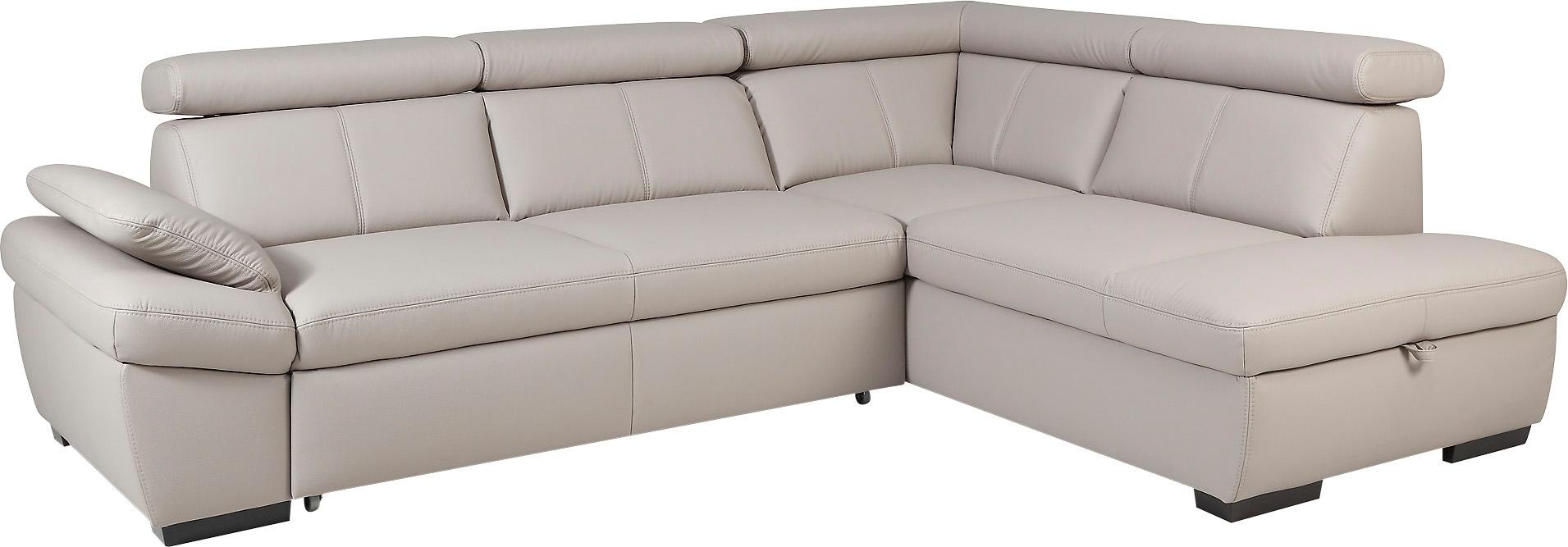 exxpo - sofa fashion Ecksofa »Salerno, Funktionssofa, hoher Sitzkomfort, Br günstig online kaufen