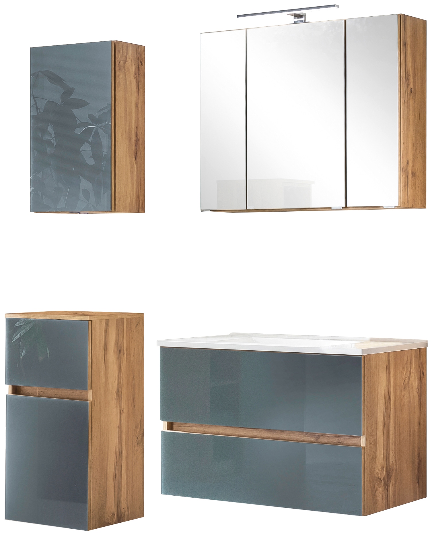 welltime Badezimmer-Set »Horki« Set, 4 Stk. tlg. günstig online kaufen