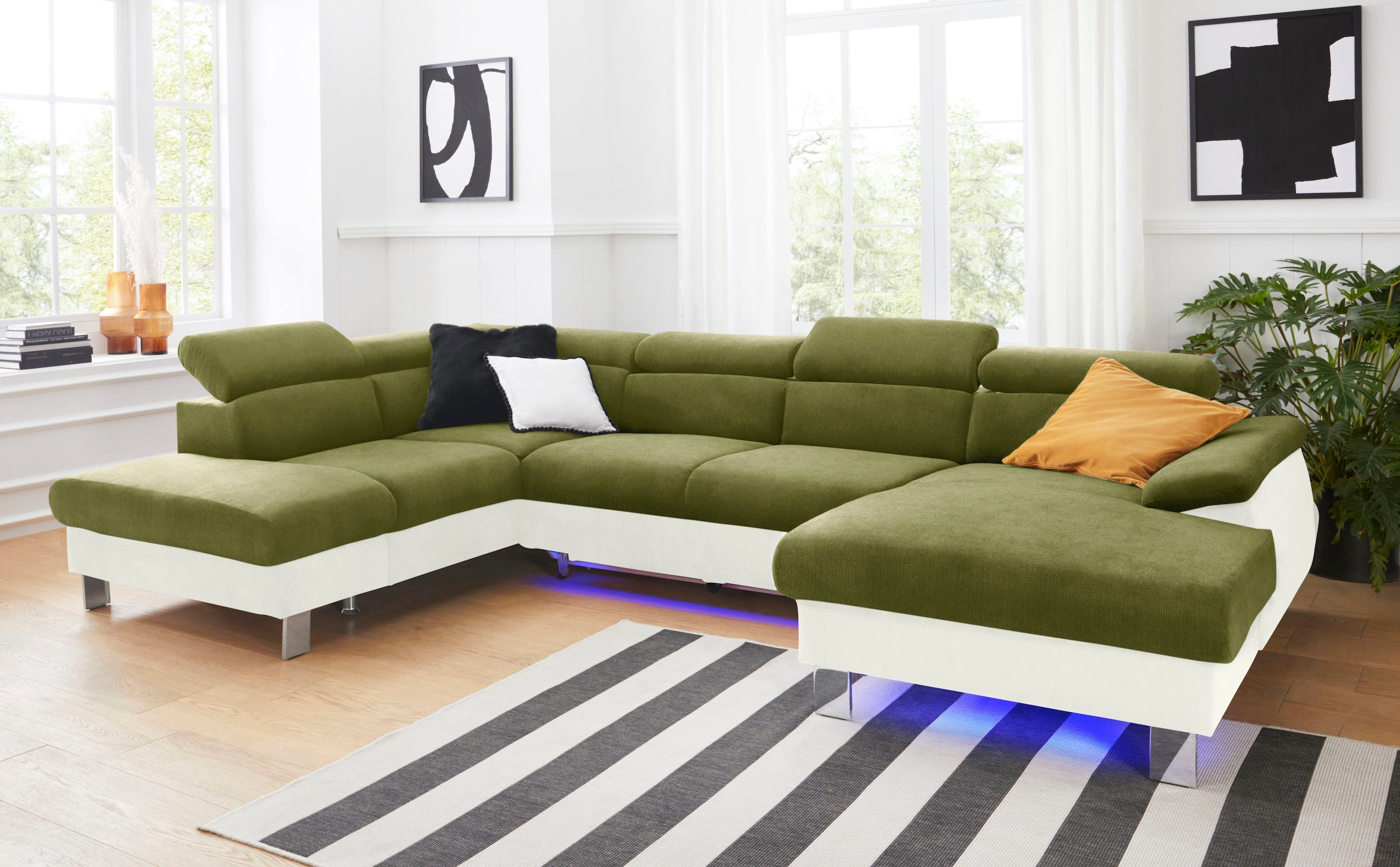 COTTA Polstergarnitur »Komaris U-Form«, (Set), Set bestehend aus: Wohnlands günstig online kaufen