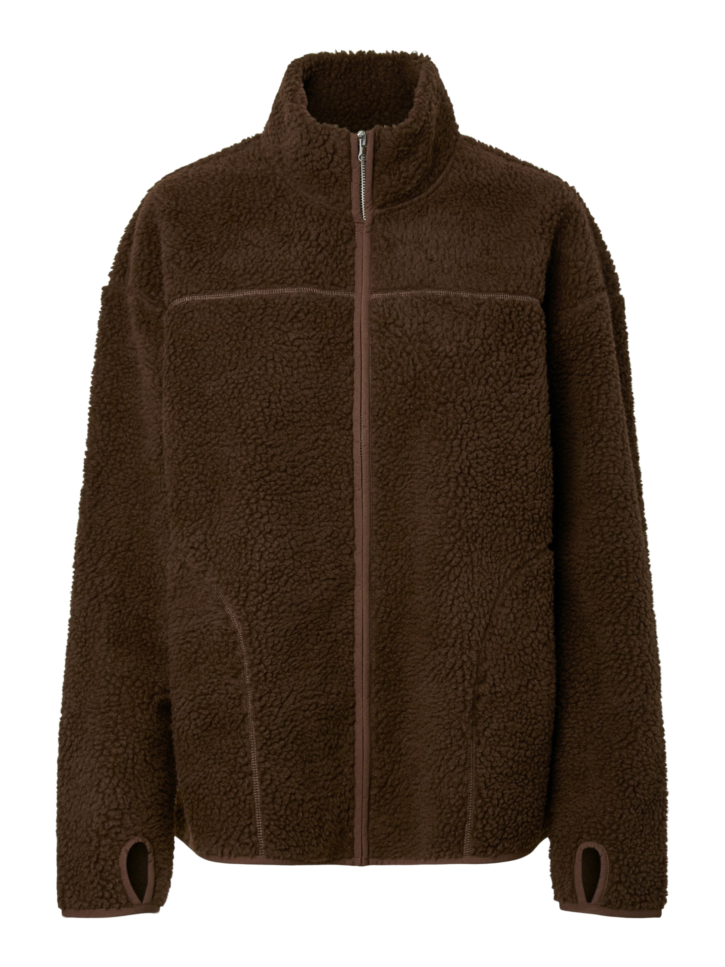pieces Plüschjacke »PCSADIA LS TEDDY JACKET NOOS BC« Kunstfaser