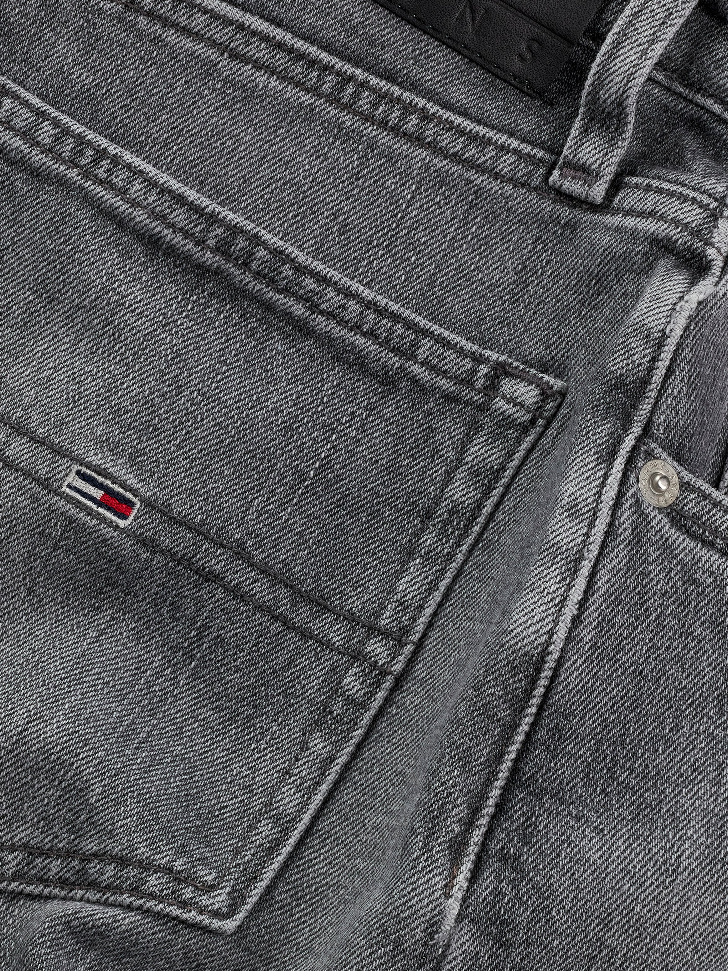 Tommy Jeans Mom-Jeans »MOM JEAN UH TPR«, mit Logo-Stickereien, in knöchelfreier Länge