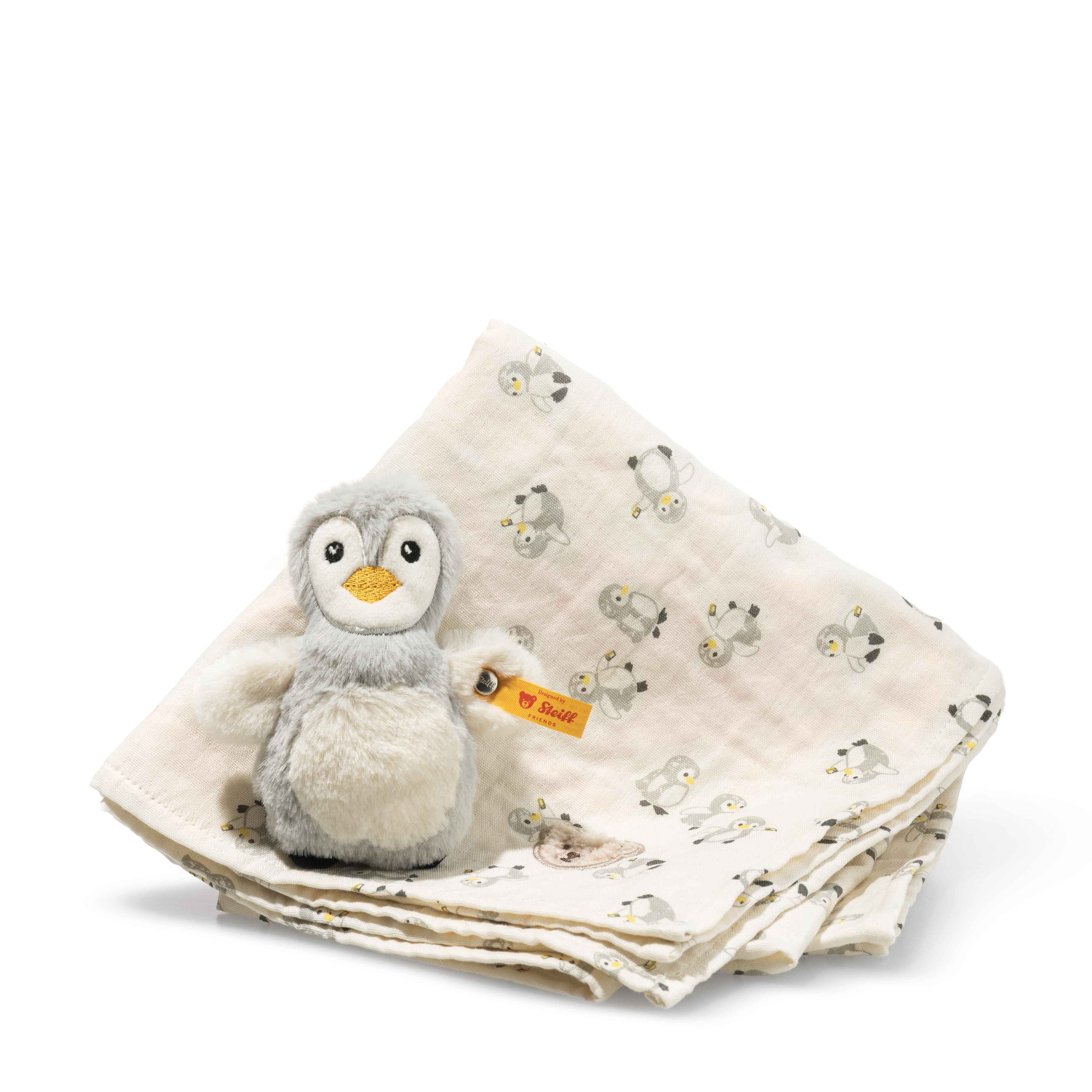 Steiff Kuscheltier-Rassel »Geschenkset Lio Pinguin« 2 tlg.