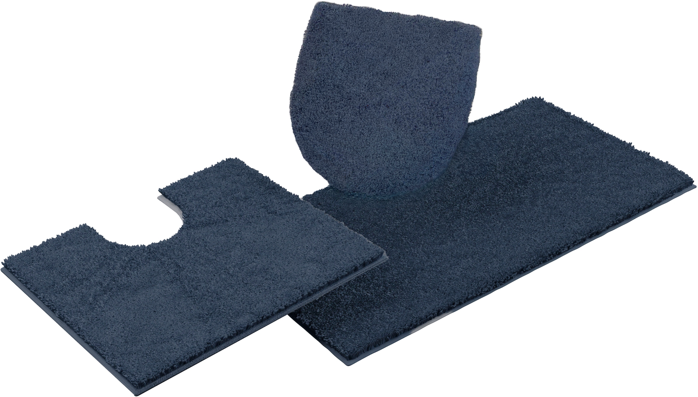 Bruno Banani Badematte »Danny«, rutschhemmend beschichtet, schnell trocknend, Made in Europe, einfarbiger Badteppich