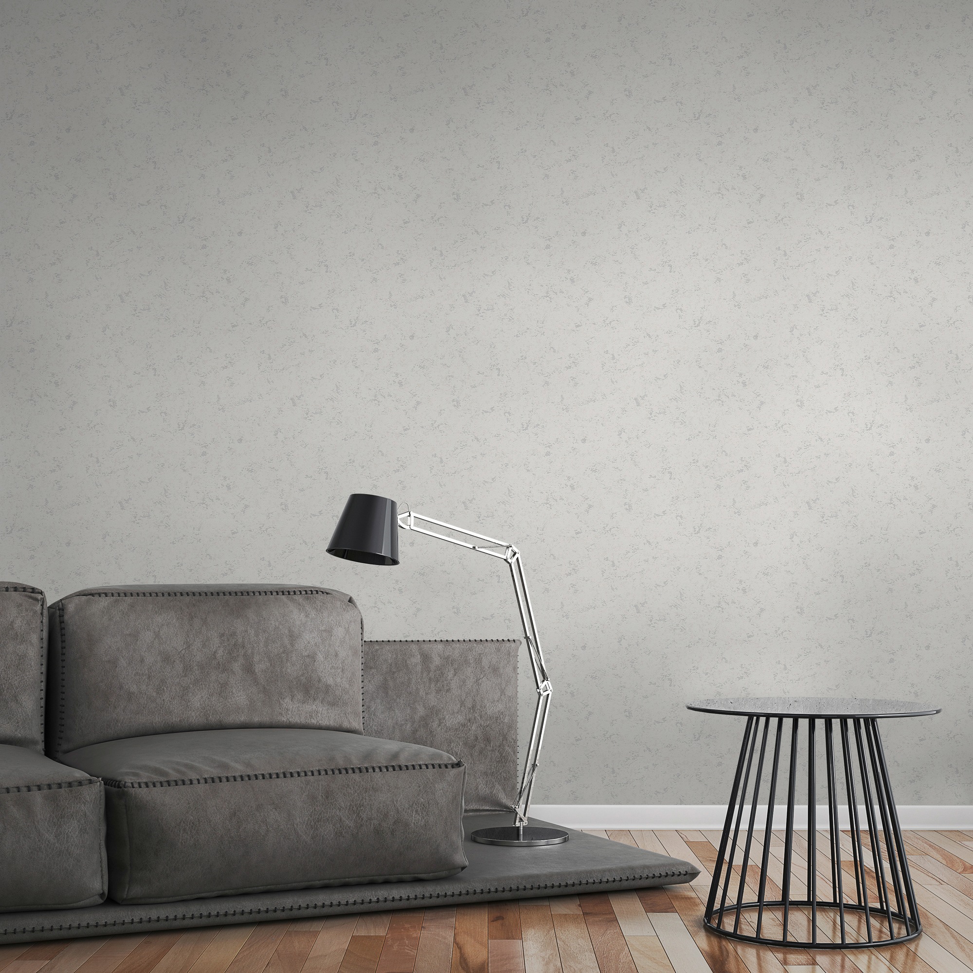 A.S. Création Vliestapete »Attractive«, unifarben-einfarbig-Strukturmuster, Tapete Uni einfarbig Tapeten Wohnzimmer Schlafzimmer Küche Flur Design