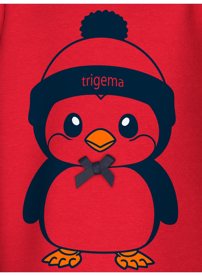 Trigema Sweatshirt »TRIGEMA Langarmshirt mit süßem Pinguin-Print«

